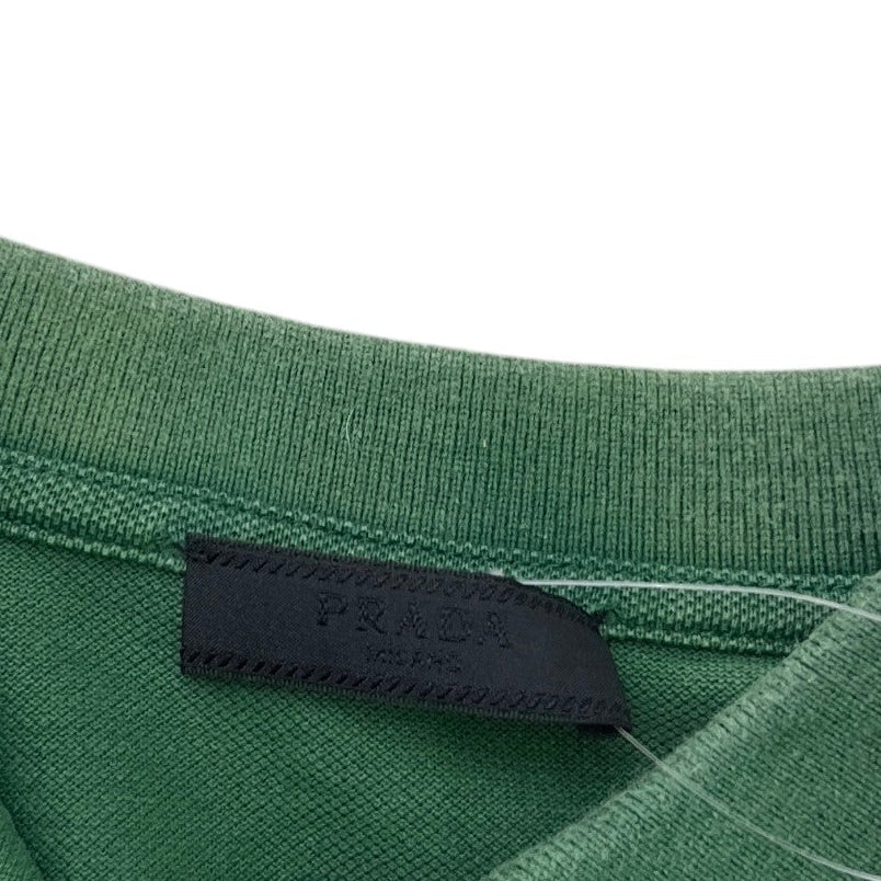 Men's Linear Rosa Polo Shirt Green Size M