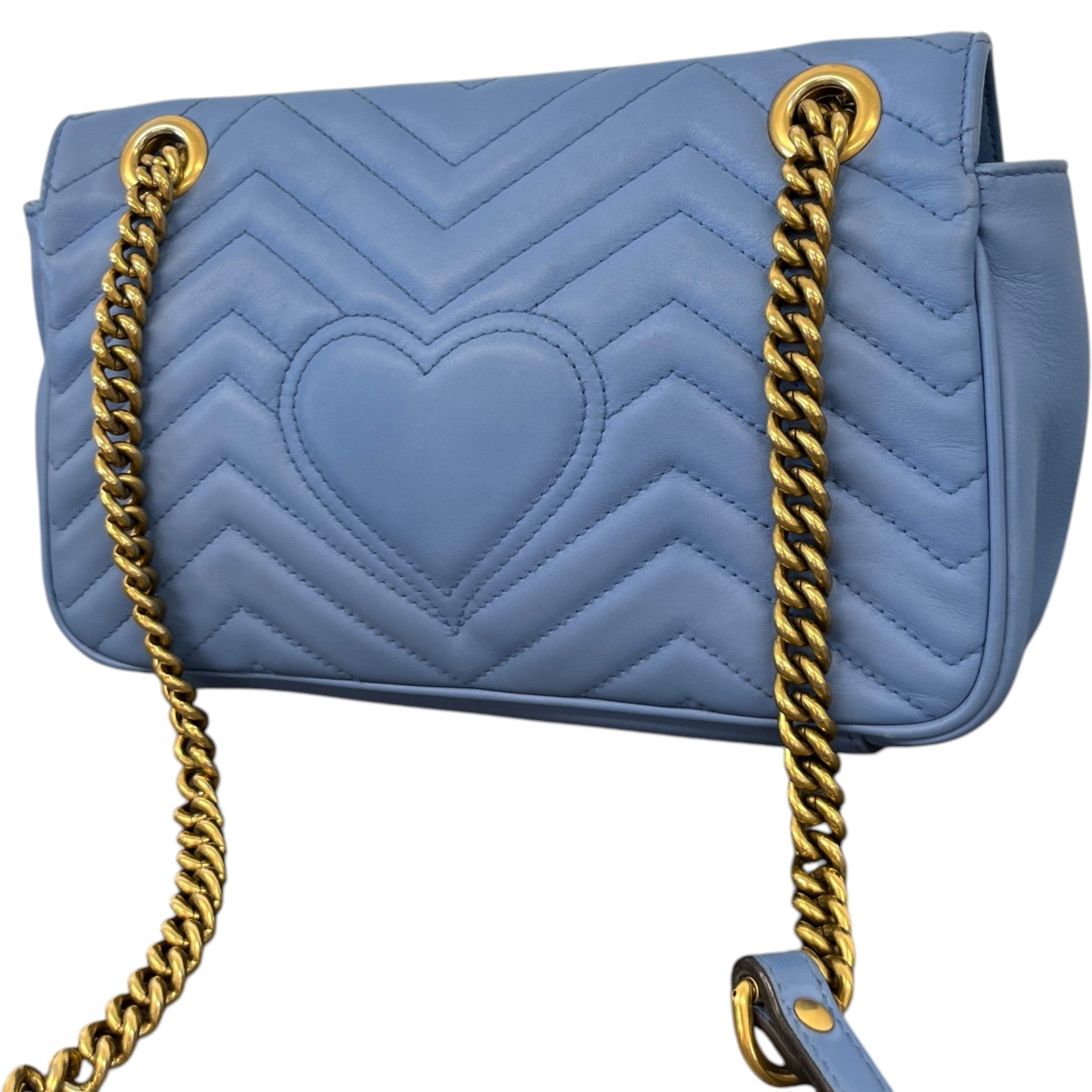 Women's Gg Marmont 30 Bag Blue