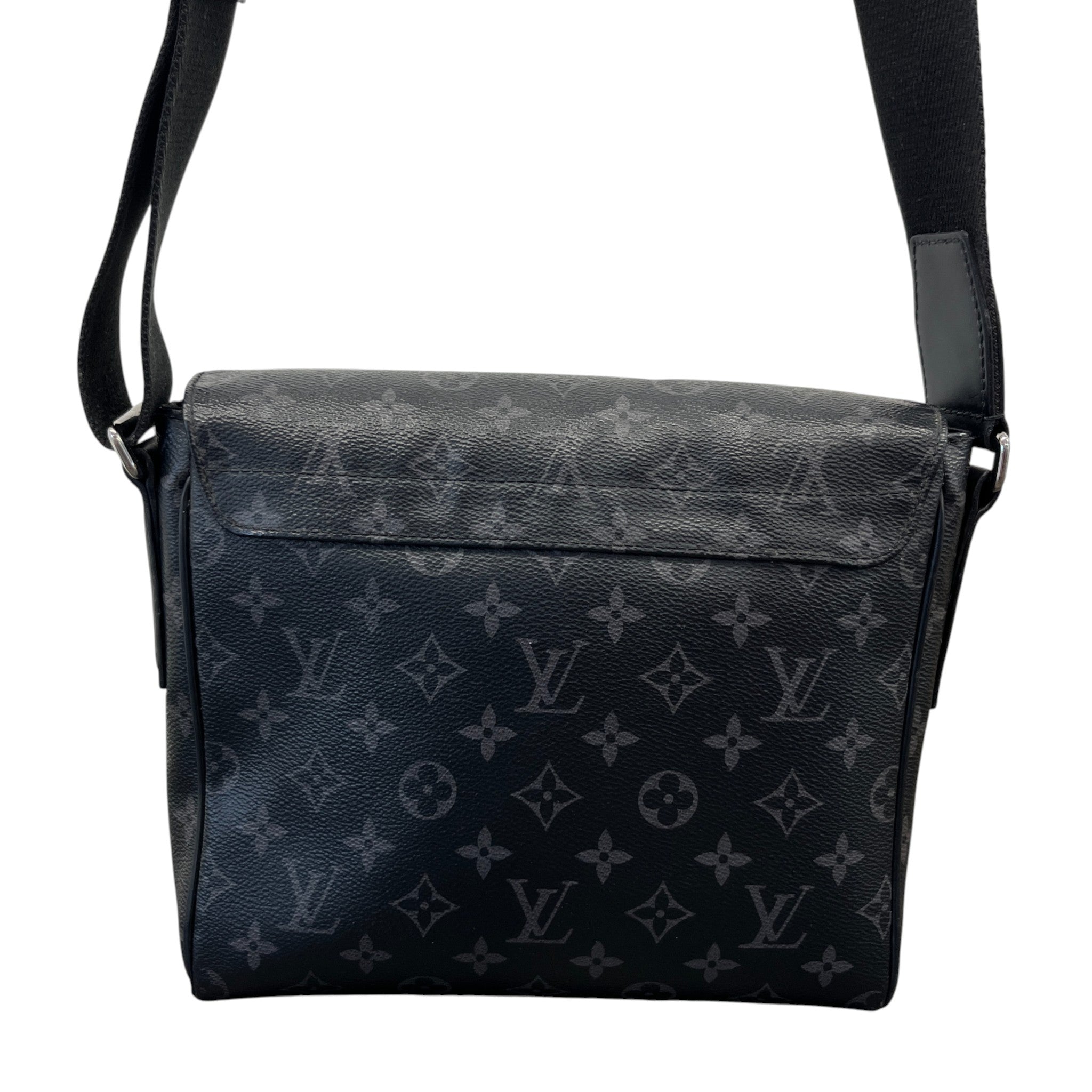 Men's Monogram Eclipse District Pm Messenger Bag Charcoal