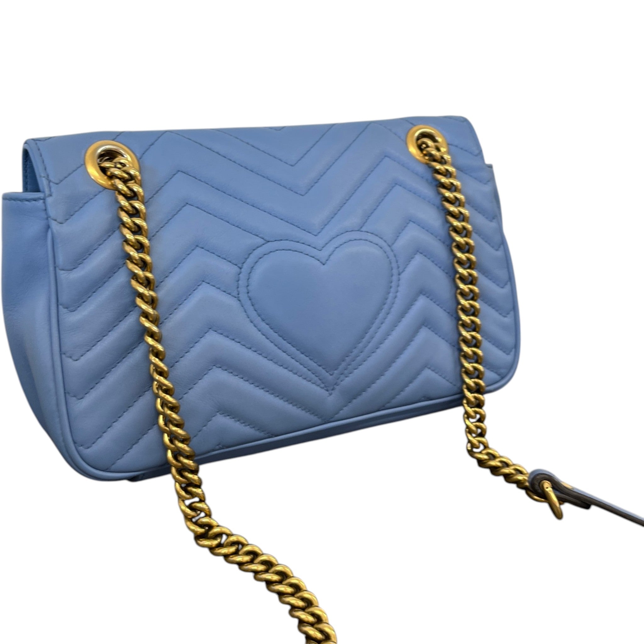 Women's Gg Marmont 30 Bag Blue