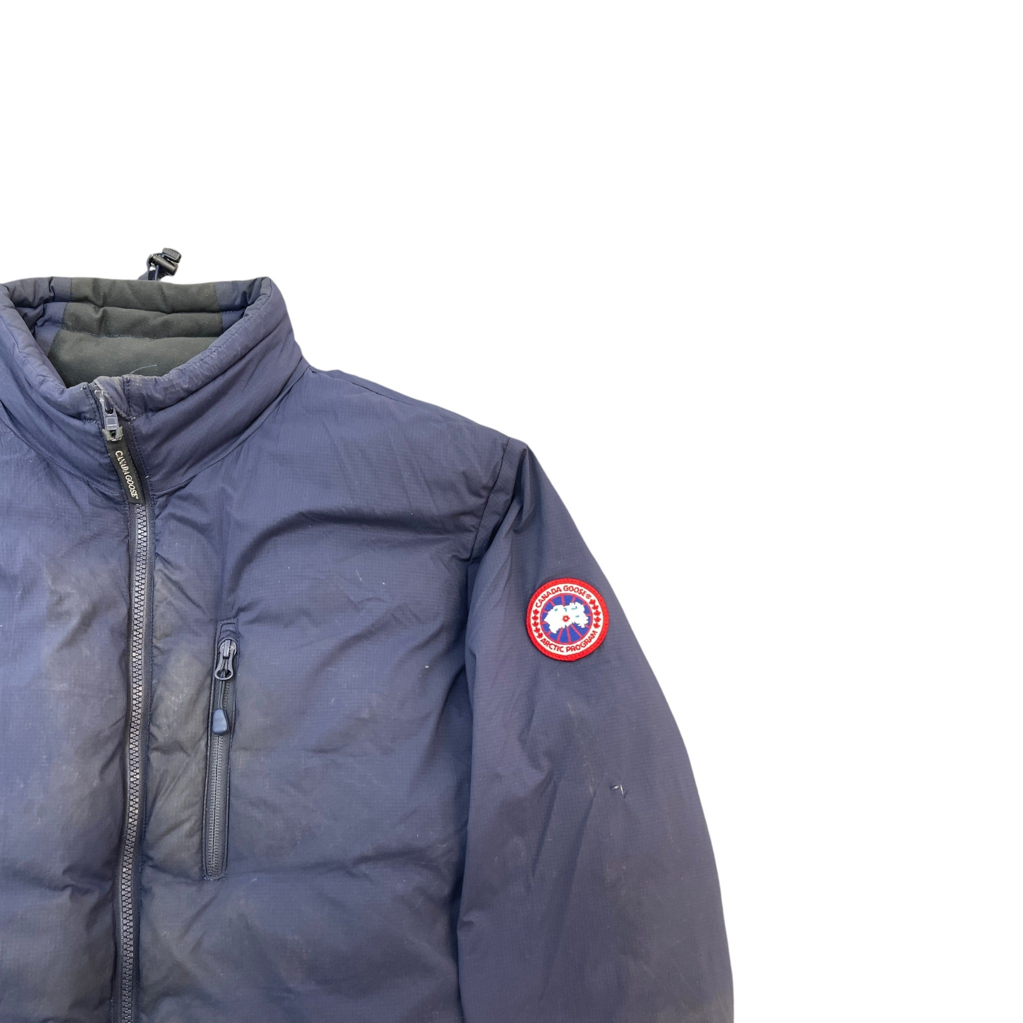 Men's Lodge Down Jacket Navy Size XL