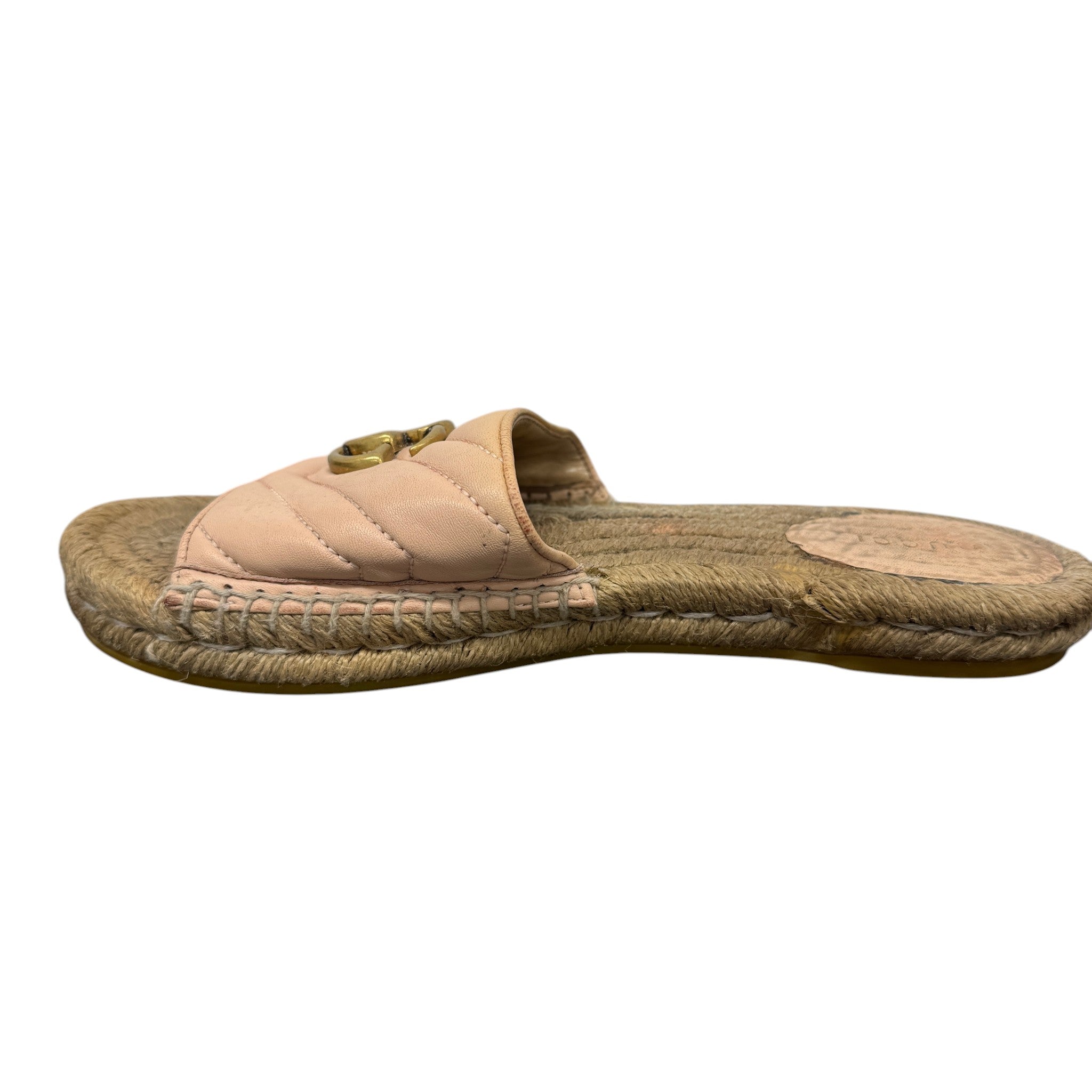 Women's Gg Marmont Espadrilles Pink Size EU 39.5 / UK 6.5