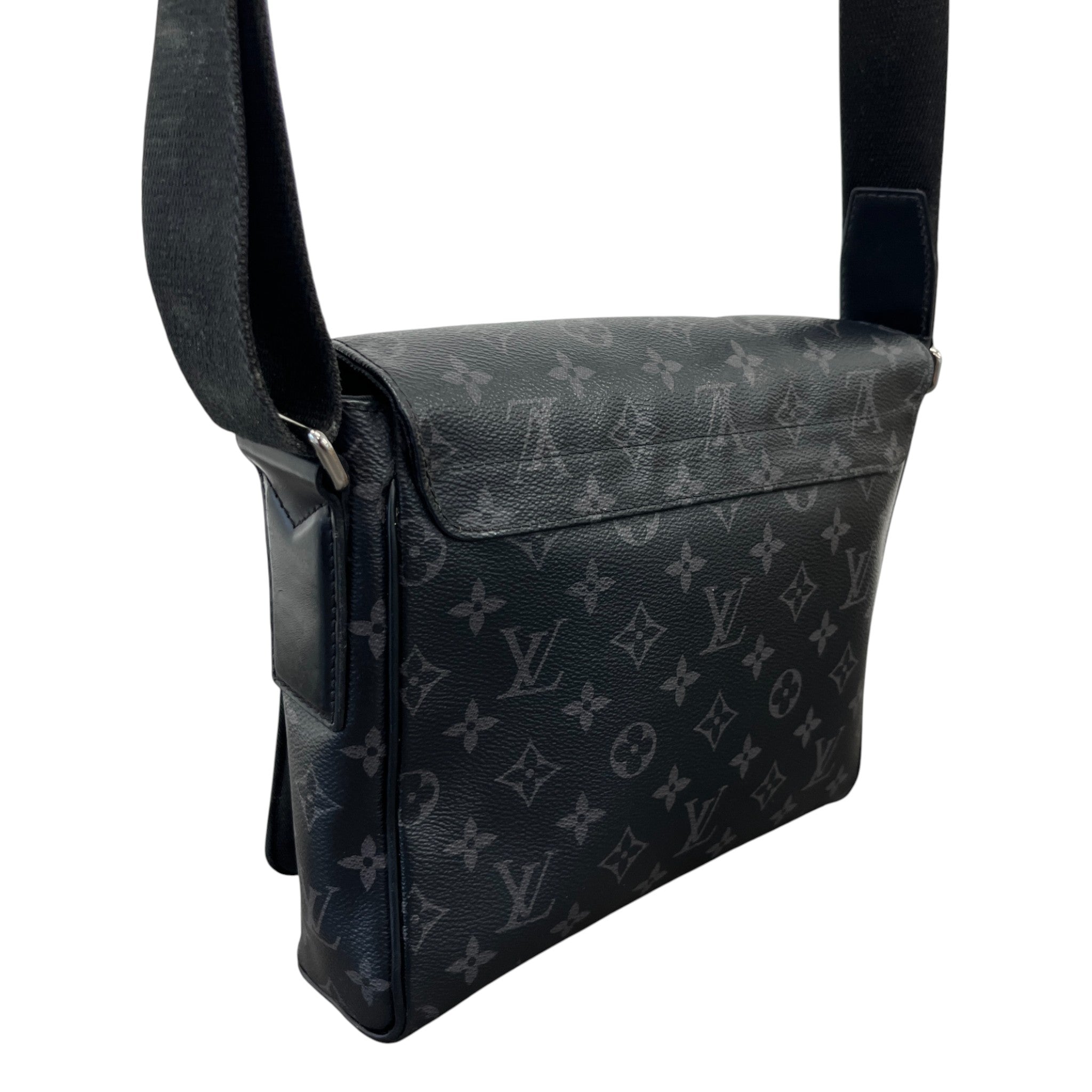 Men's Monogram Eclipse District Pm Messenger Bag Charcoal