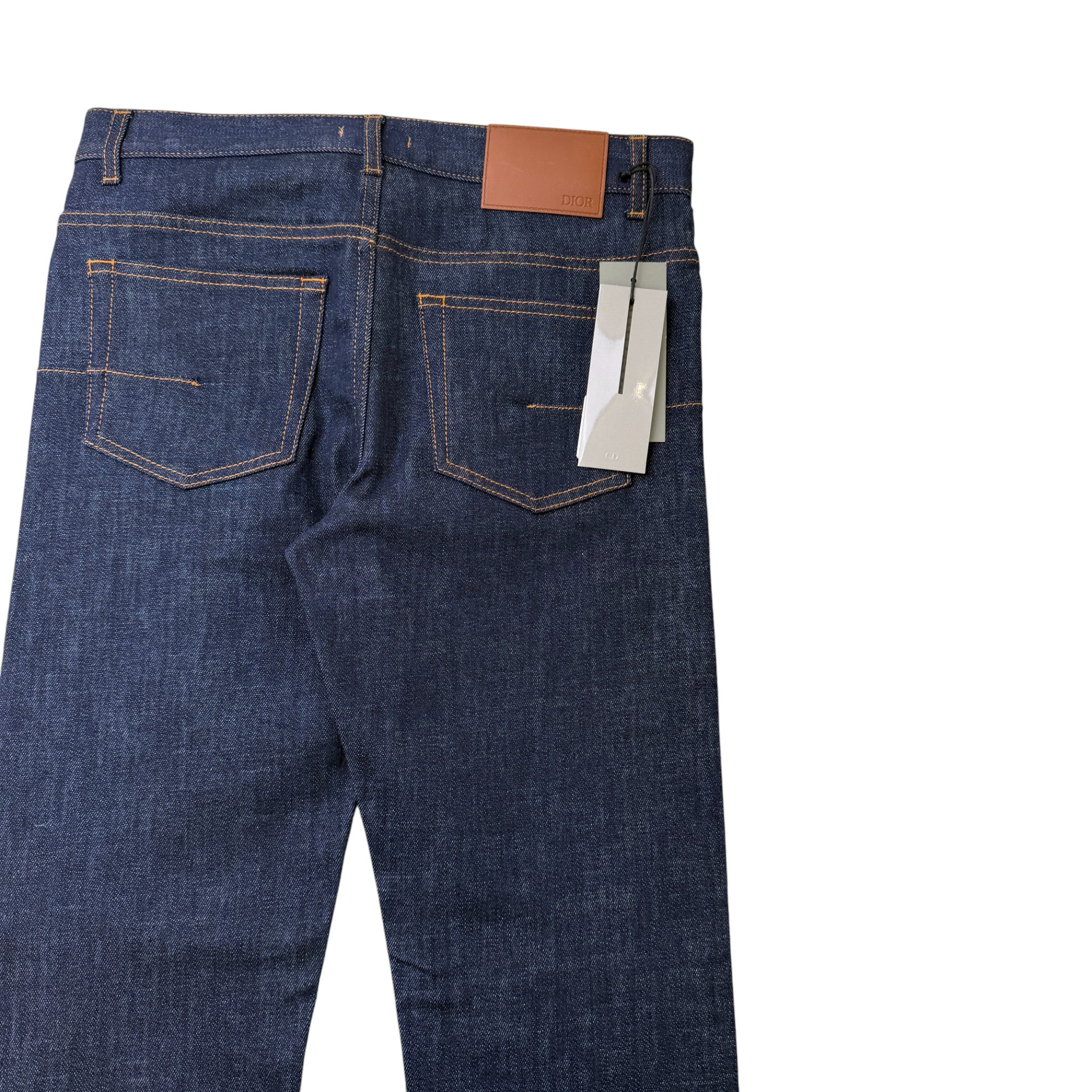 Men's Oblique Jeans Navy Size Waist 28"