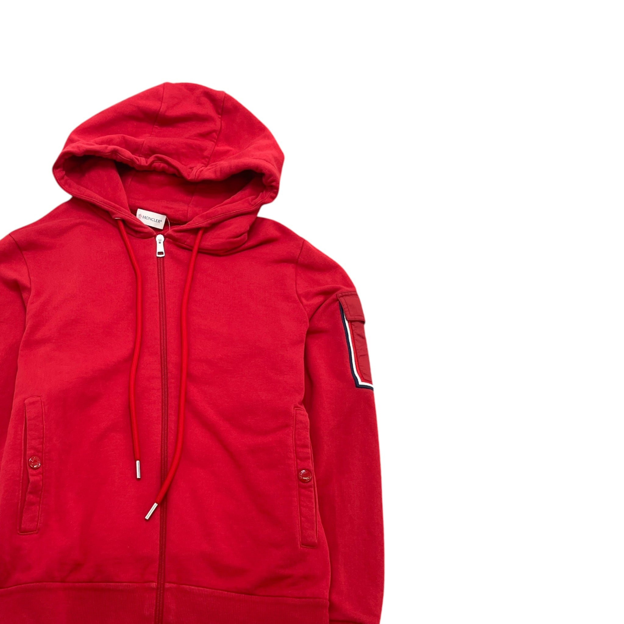 Men's Logo Patch Full Tracksuit Red Size M