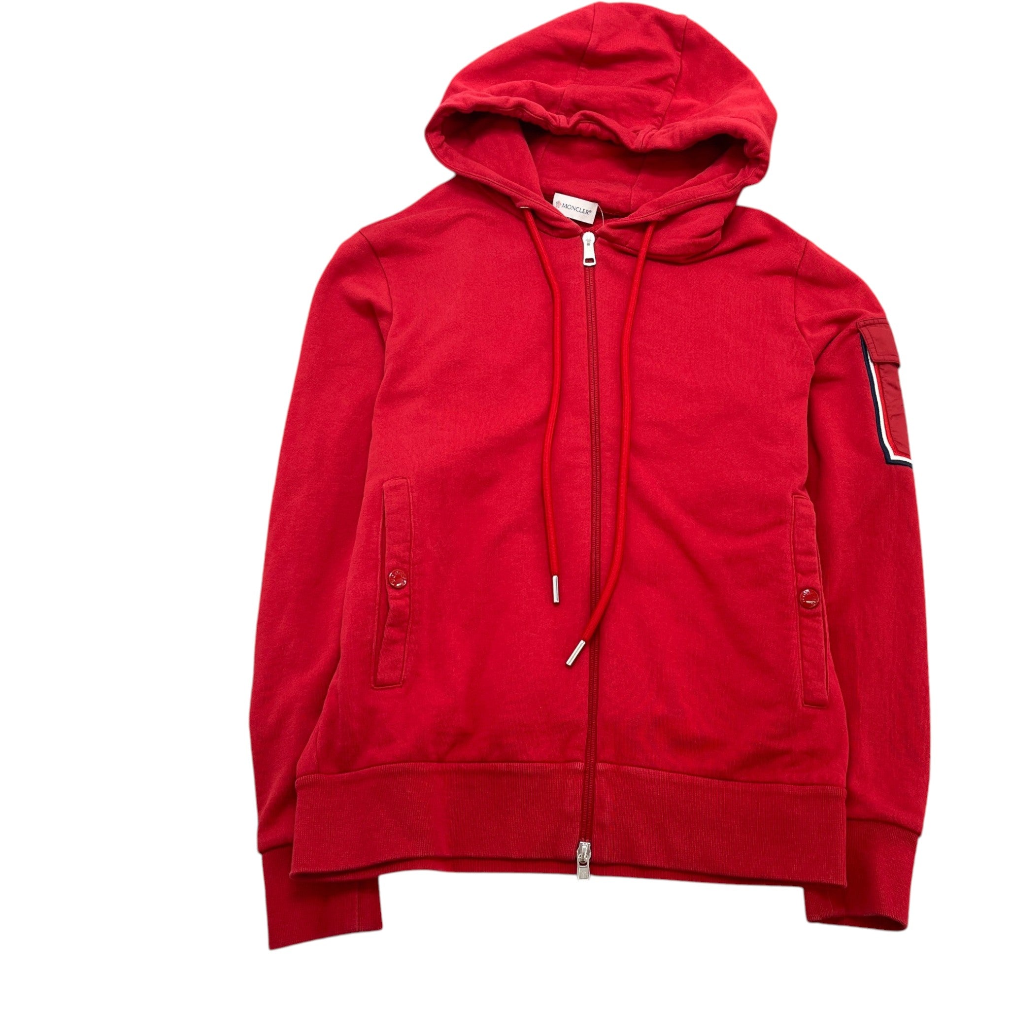Men's Logo Patch Full Tracksuit Red Size M