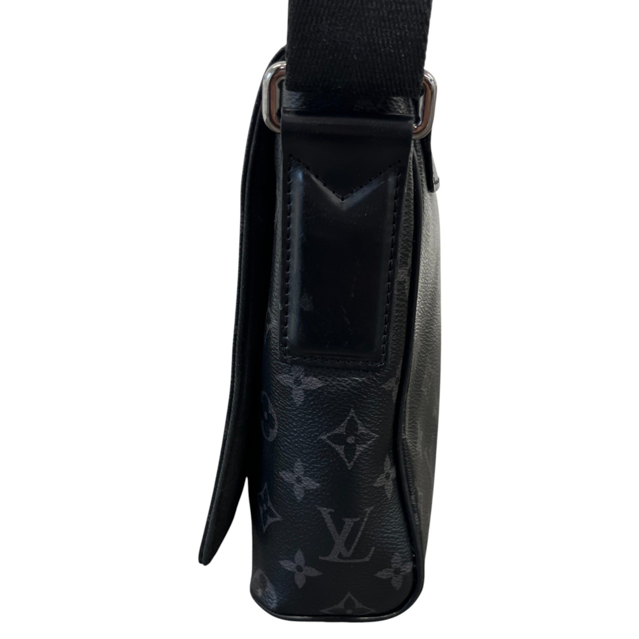 Men's Monogram Eclipse District Pm Messenger Bag Charcoal