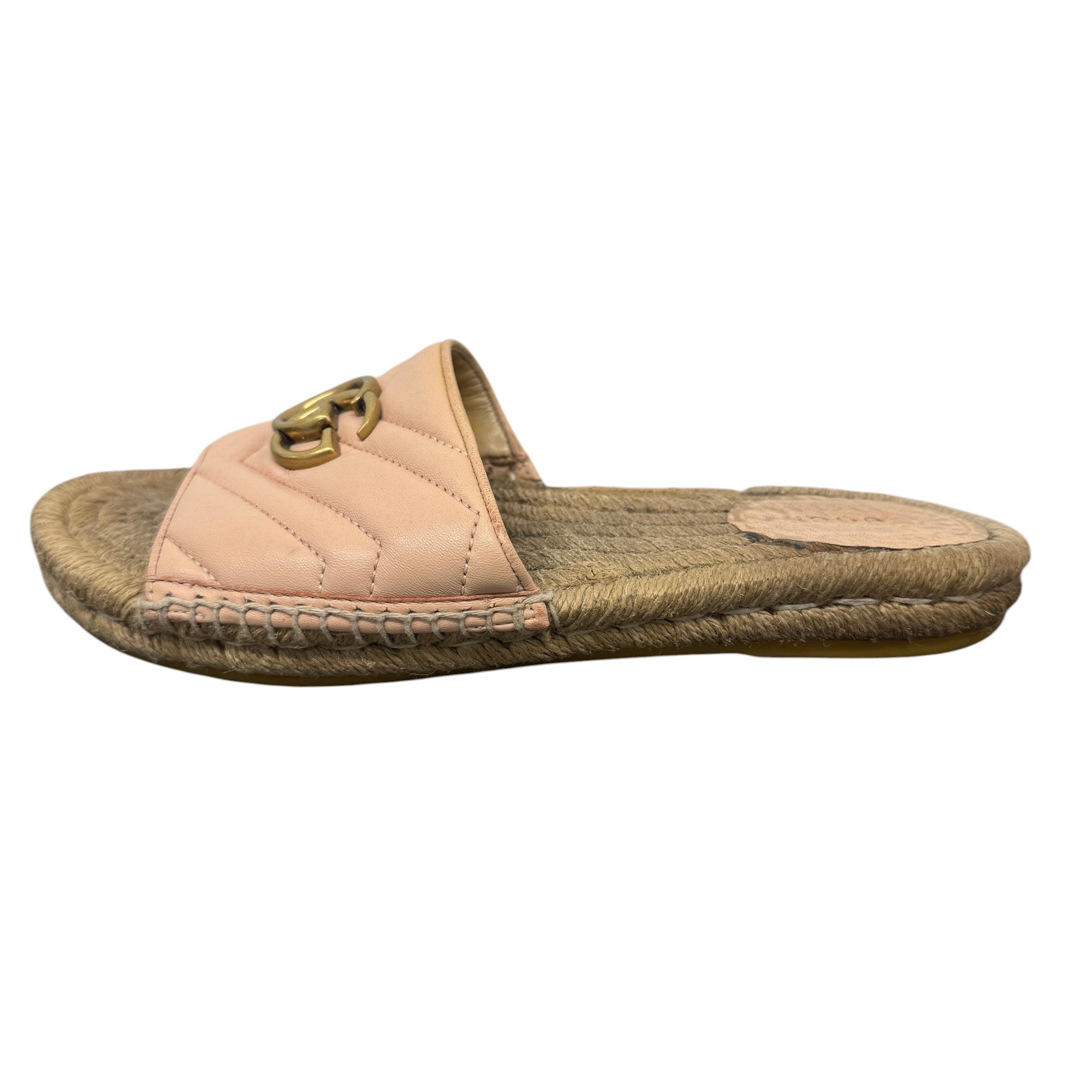Women's Gg Marmont Espadrilles Pink Size EU 39.5 / UK 6.5