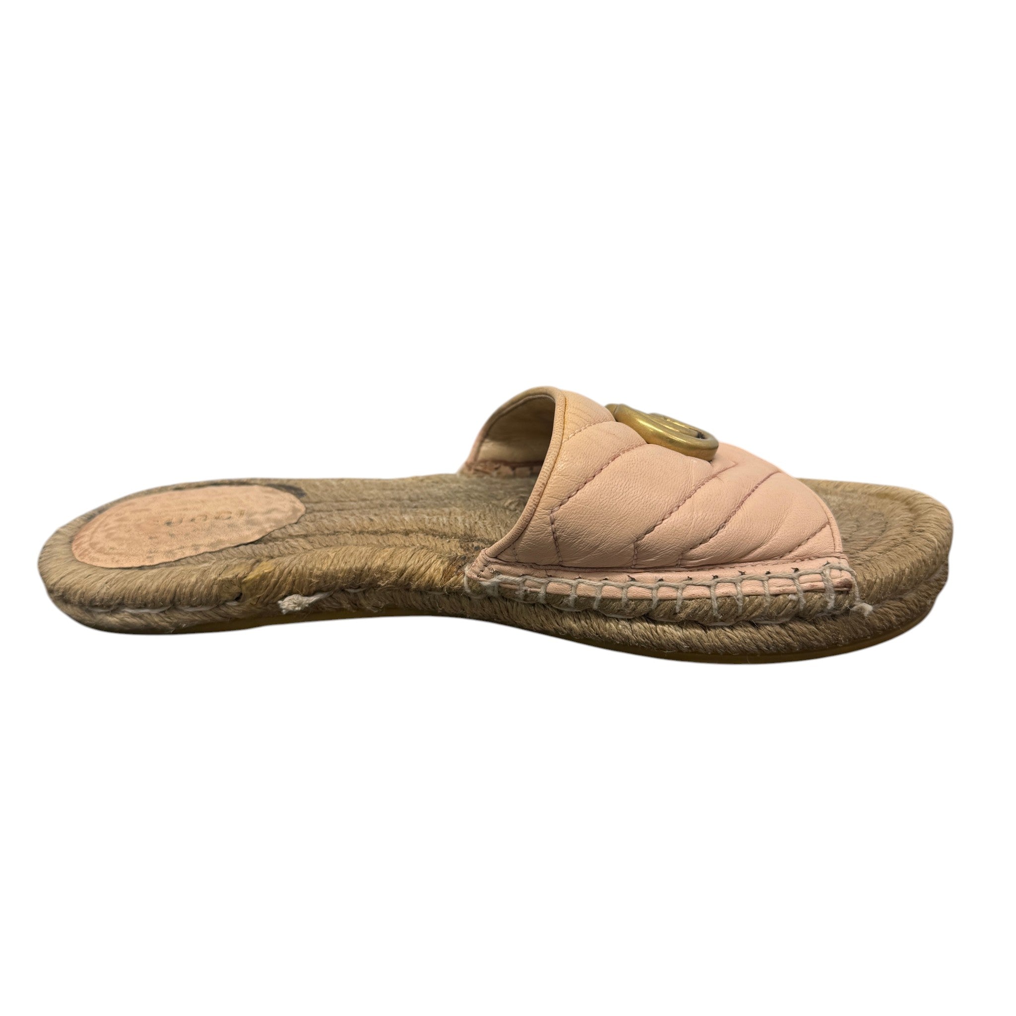 Women's Gg Marmont Espadrilles Pink Size EU 39.5 / UK 6.5