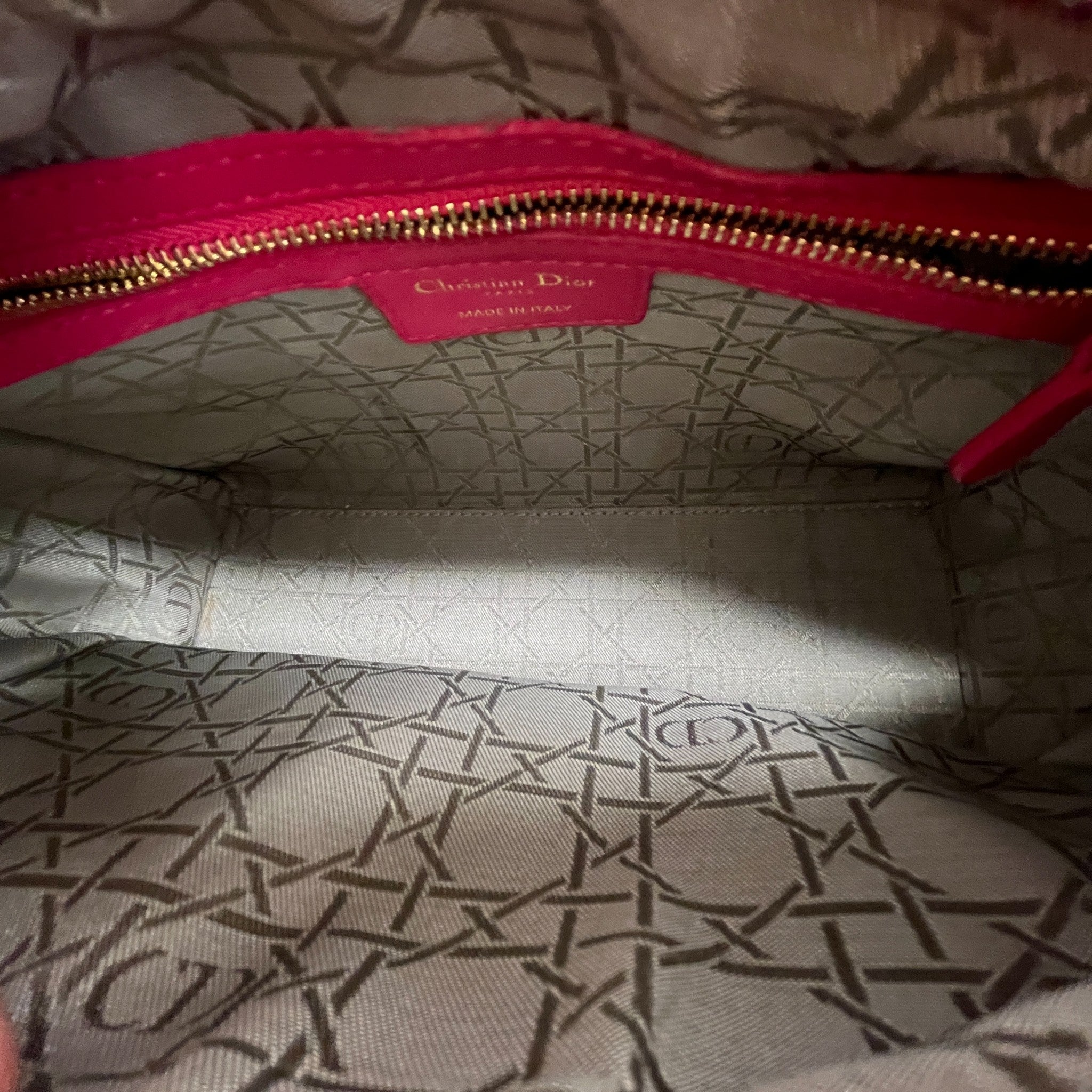 Women's Medium Lady Dior Bag Pink