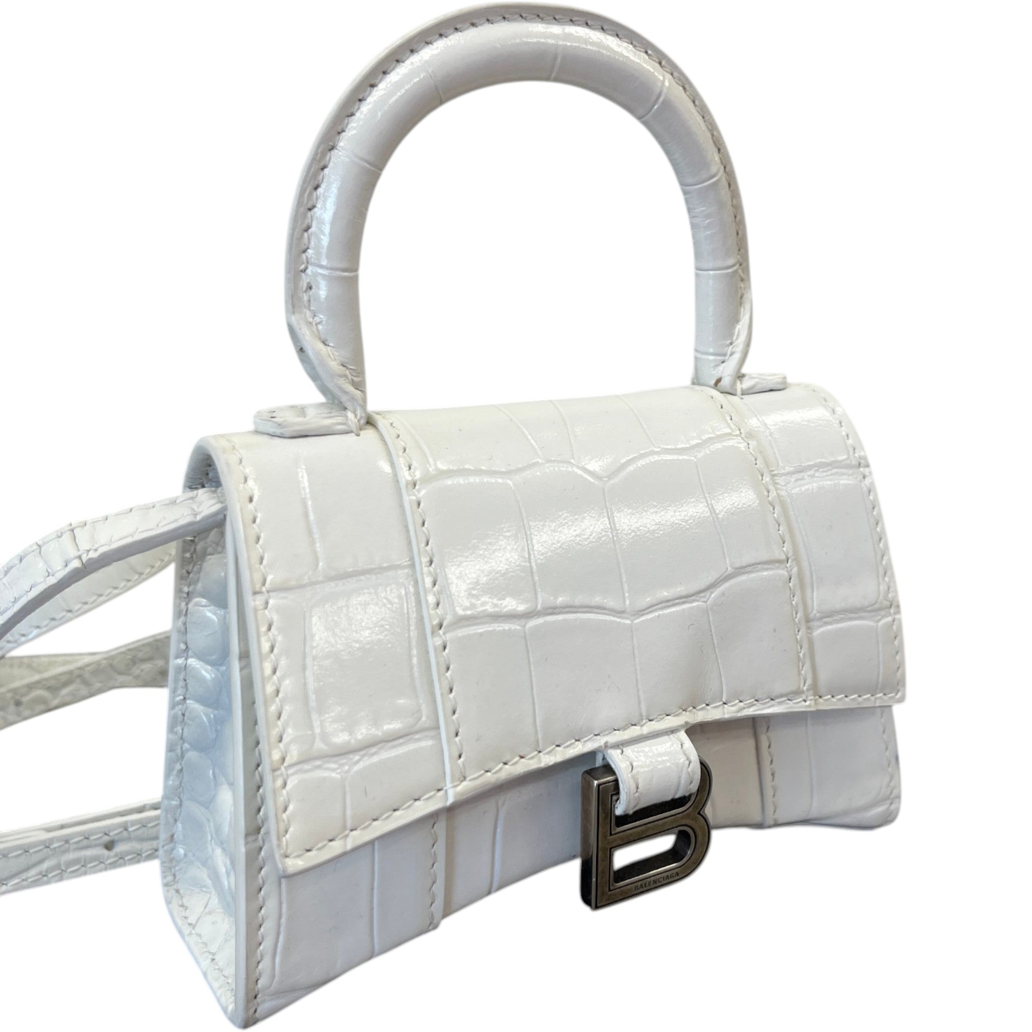 Women's Hourglass Mini Bag White