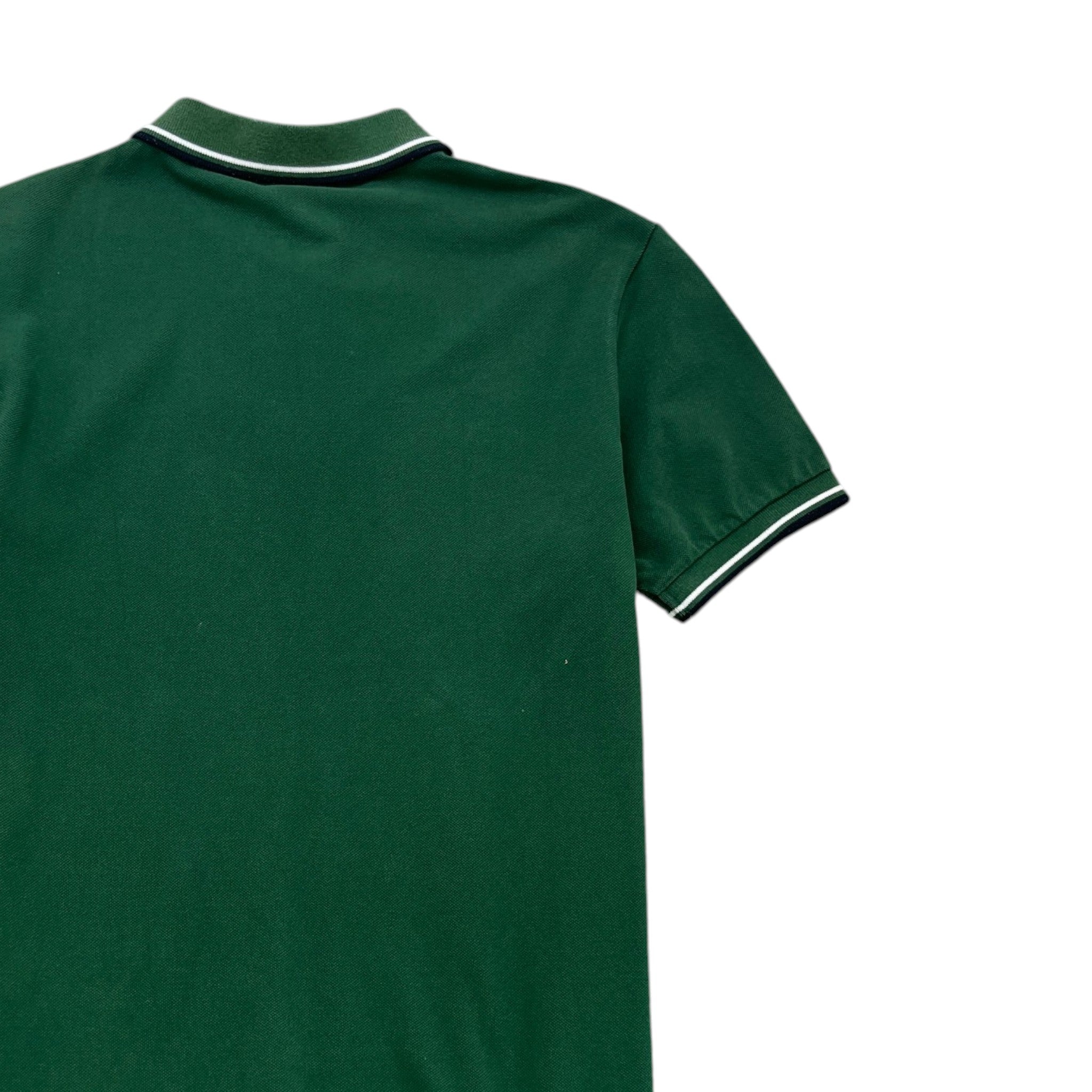 Men's Linear Rosa Polo Shirt Green Size M