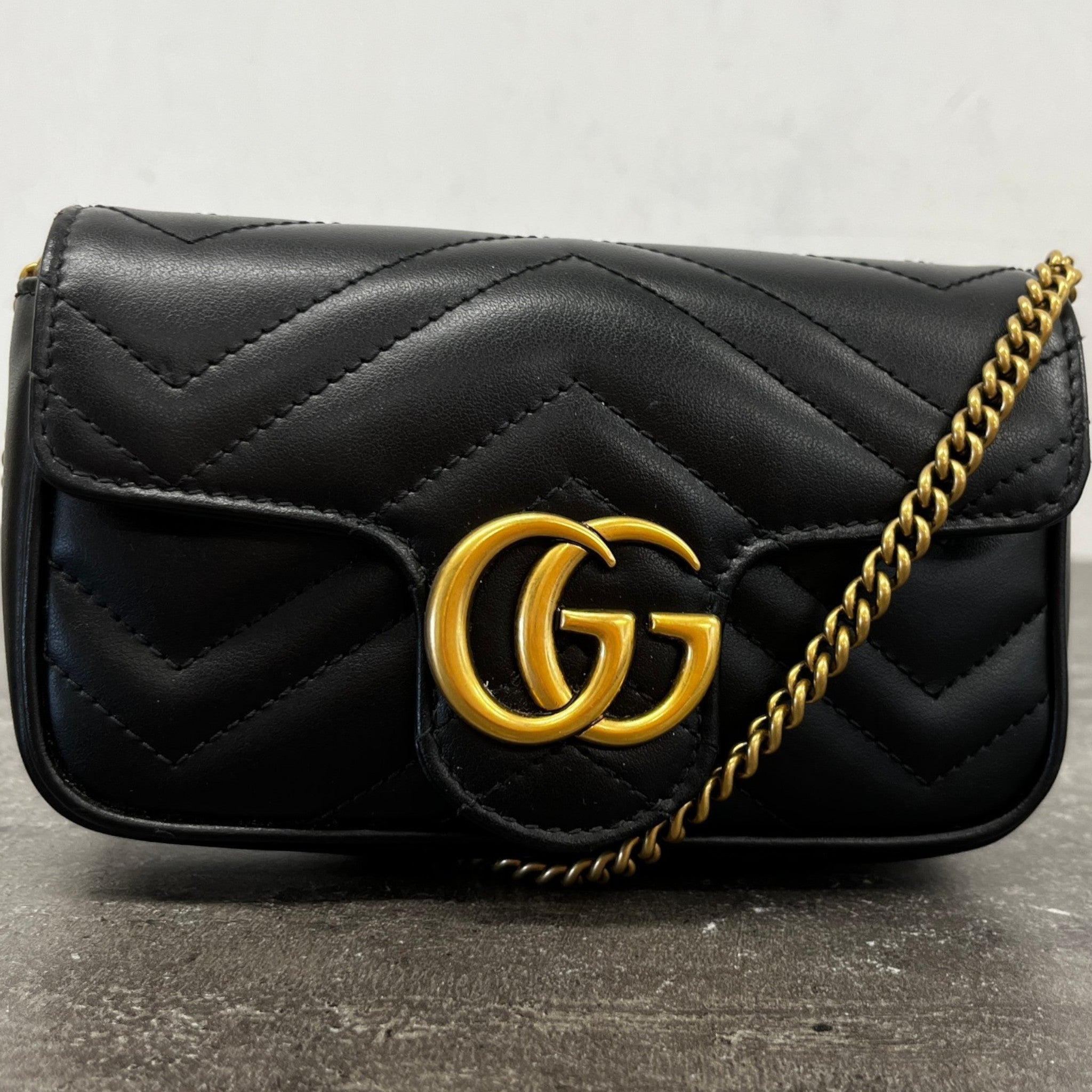 Women's Gg Marmont Mini Bag Black