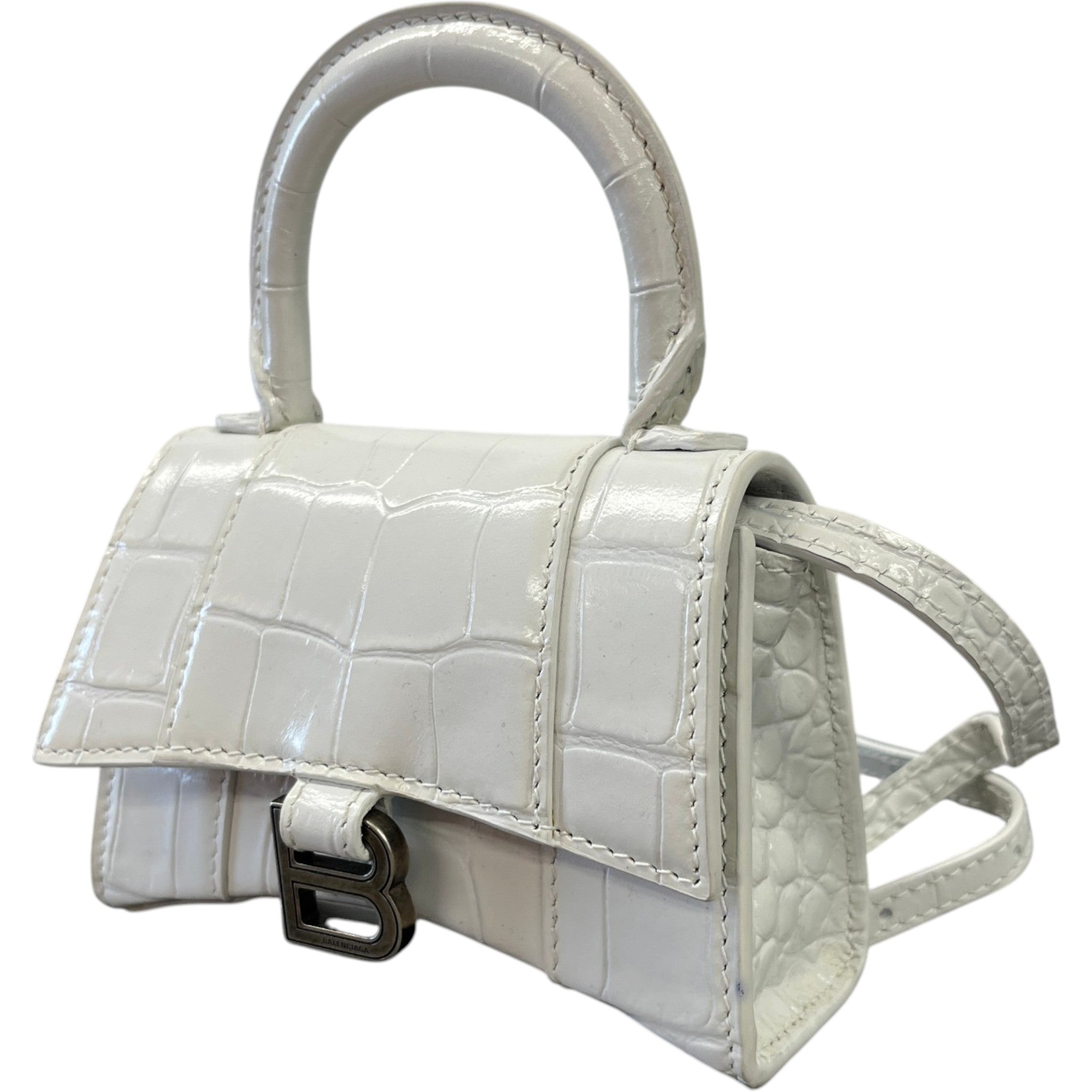 Women's Hourglass Mini Bag White