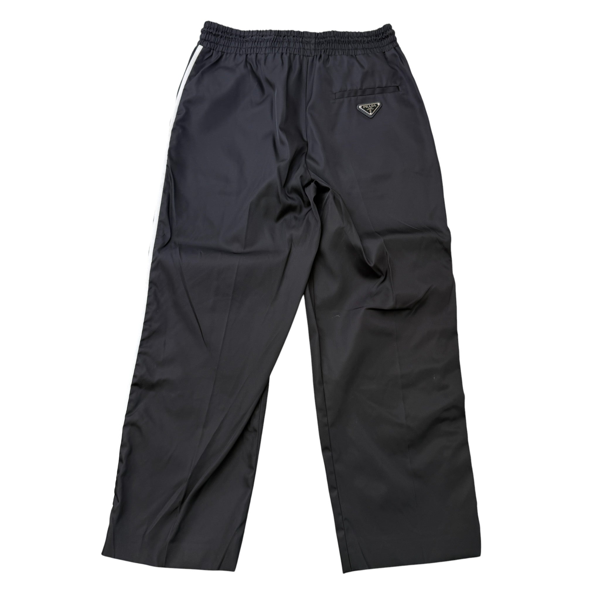 Women's 3/4 Length Plaque Logo Joggers Black Size S