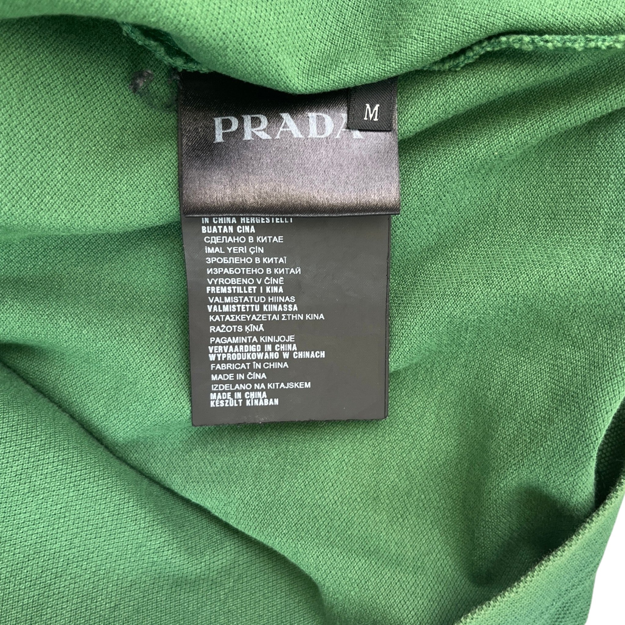 Men's Linear Rosa Polo Shirt Green Size M