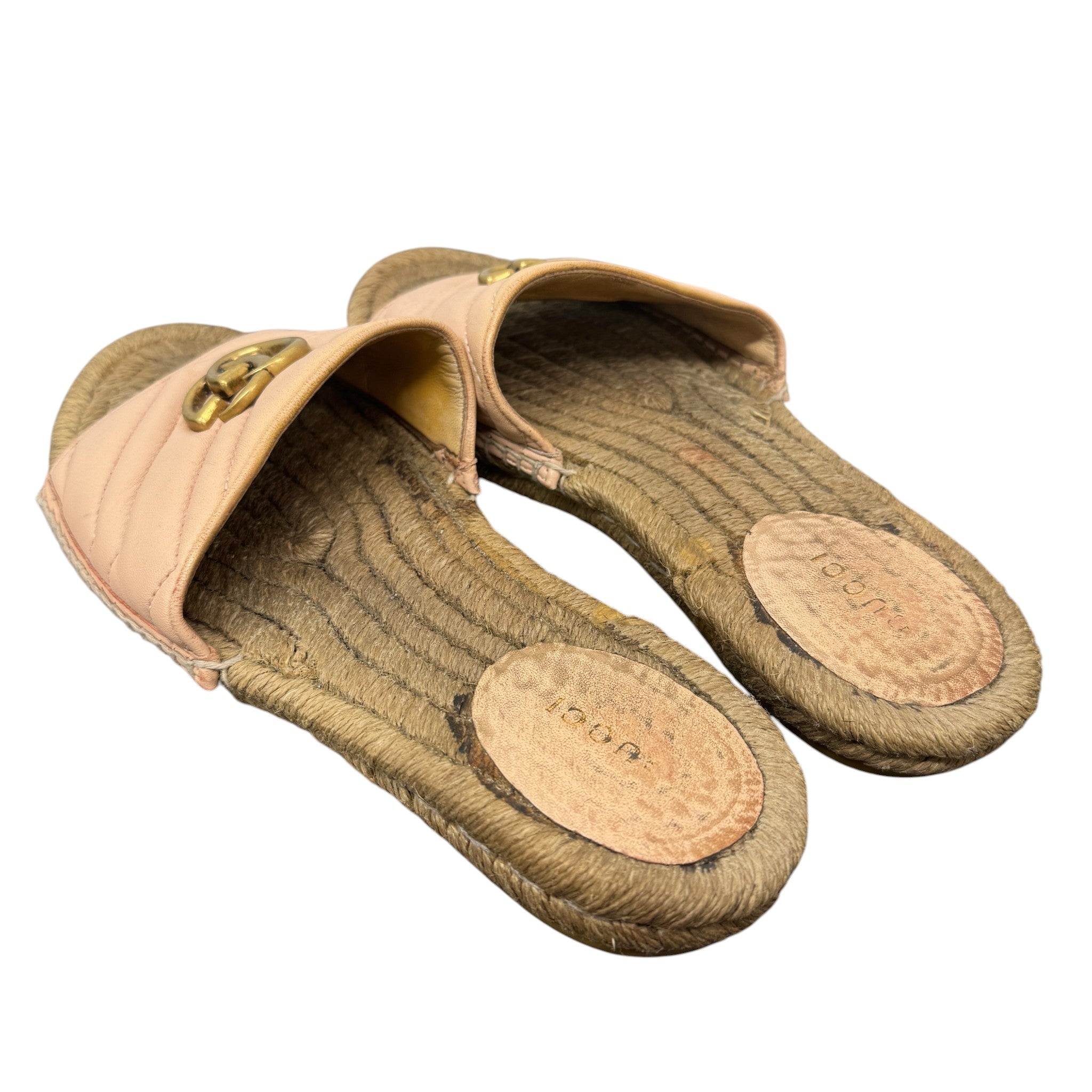Women's Gg Marmont Espadrilles Pink Size EU 39.5 / UK 6.5