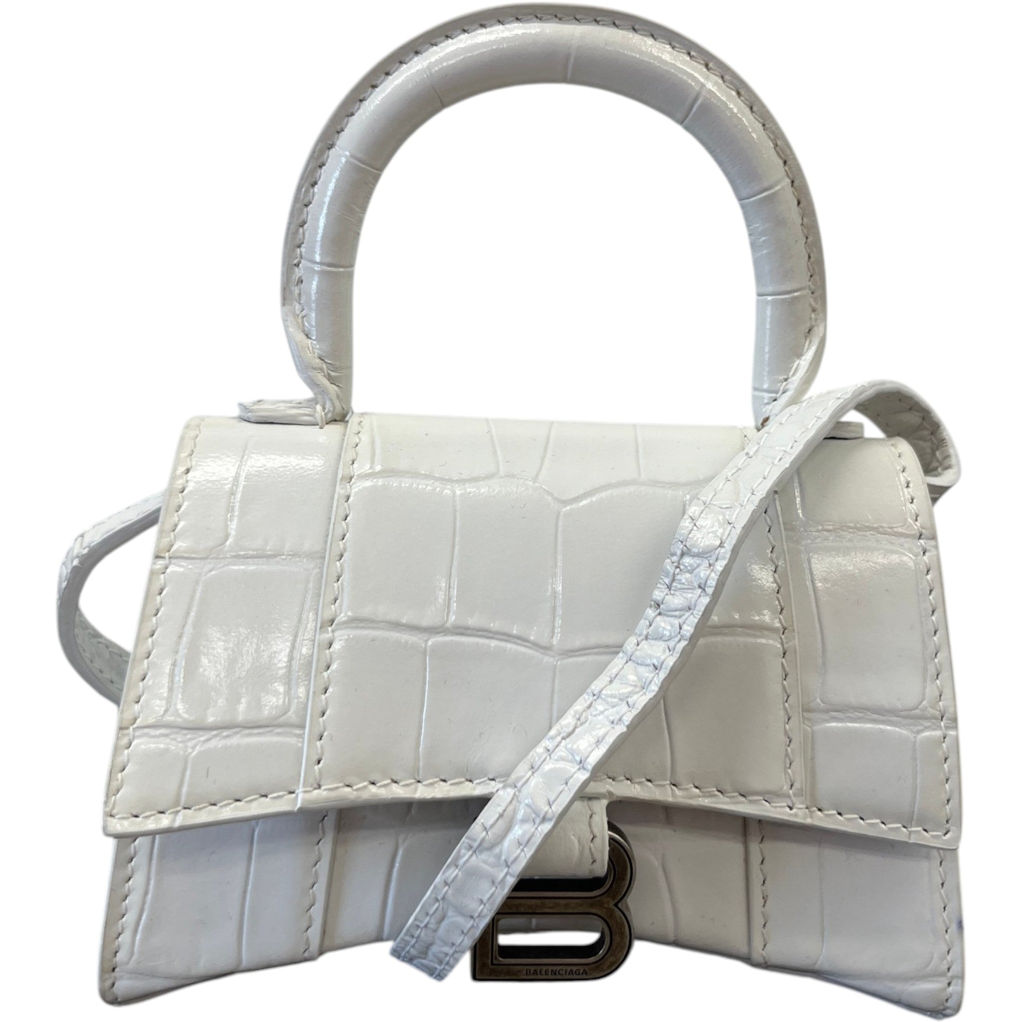 Women's Hourglass Mini Bag White