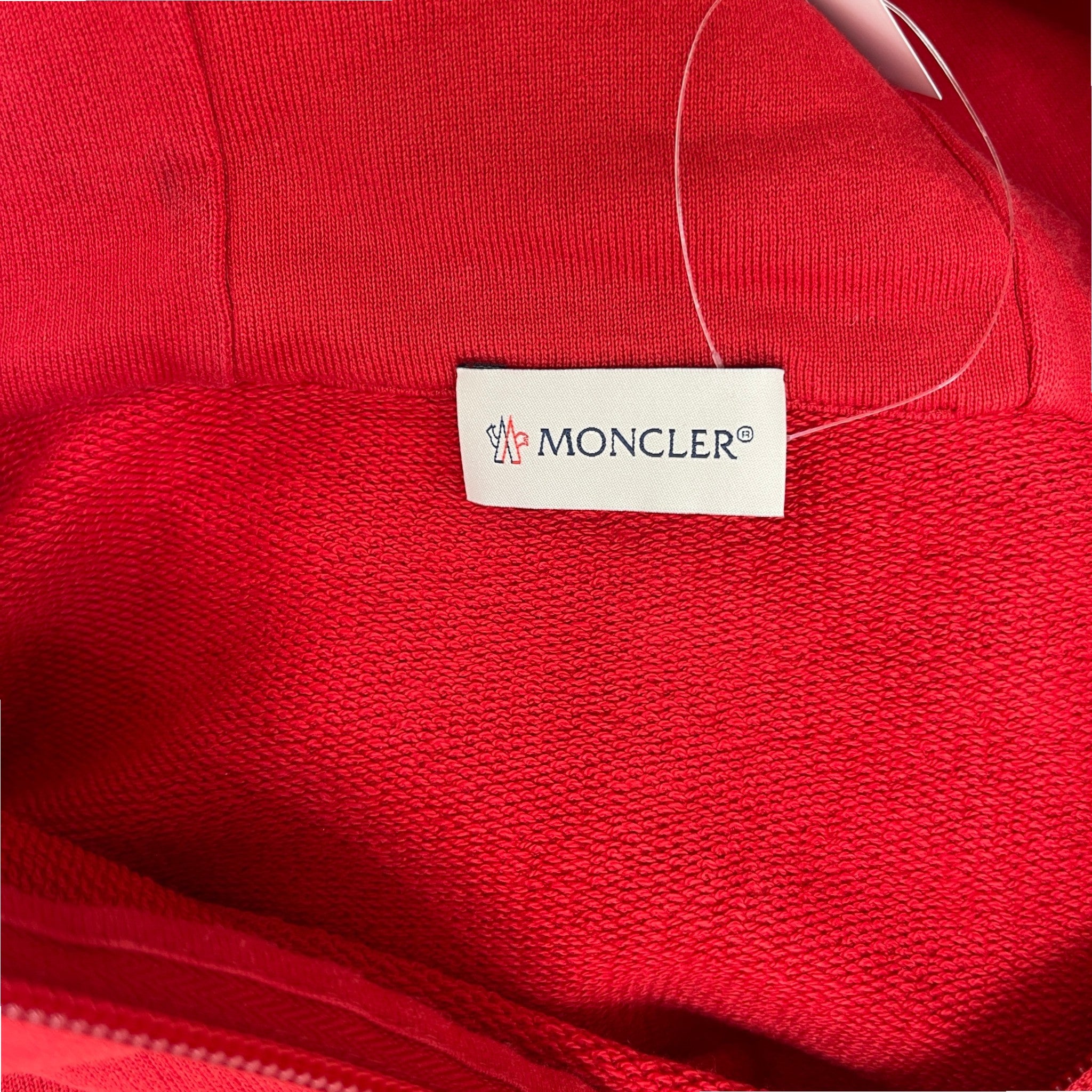 Men's Logo Patch Full Tracksuit Red Size M