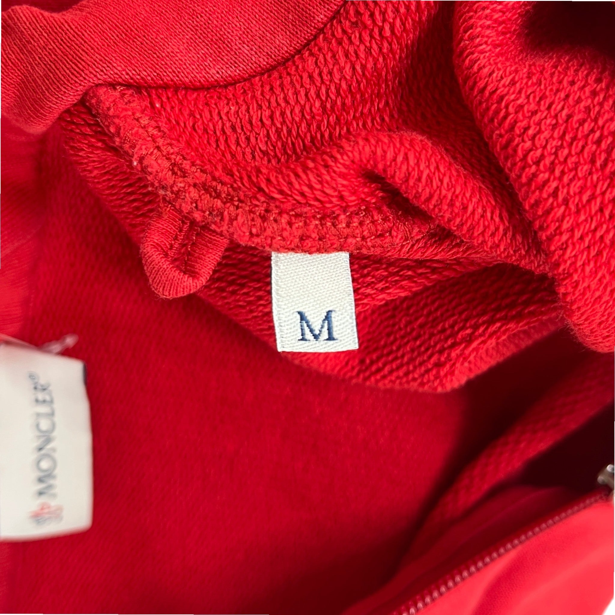 Men's Logo Patch Full Tracksuit Red Size M