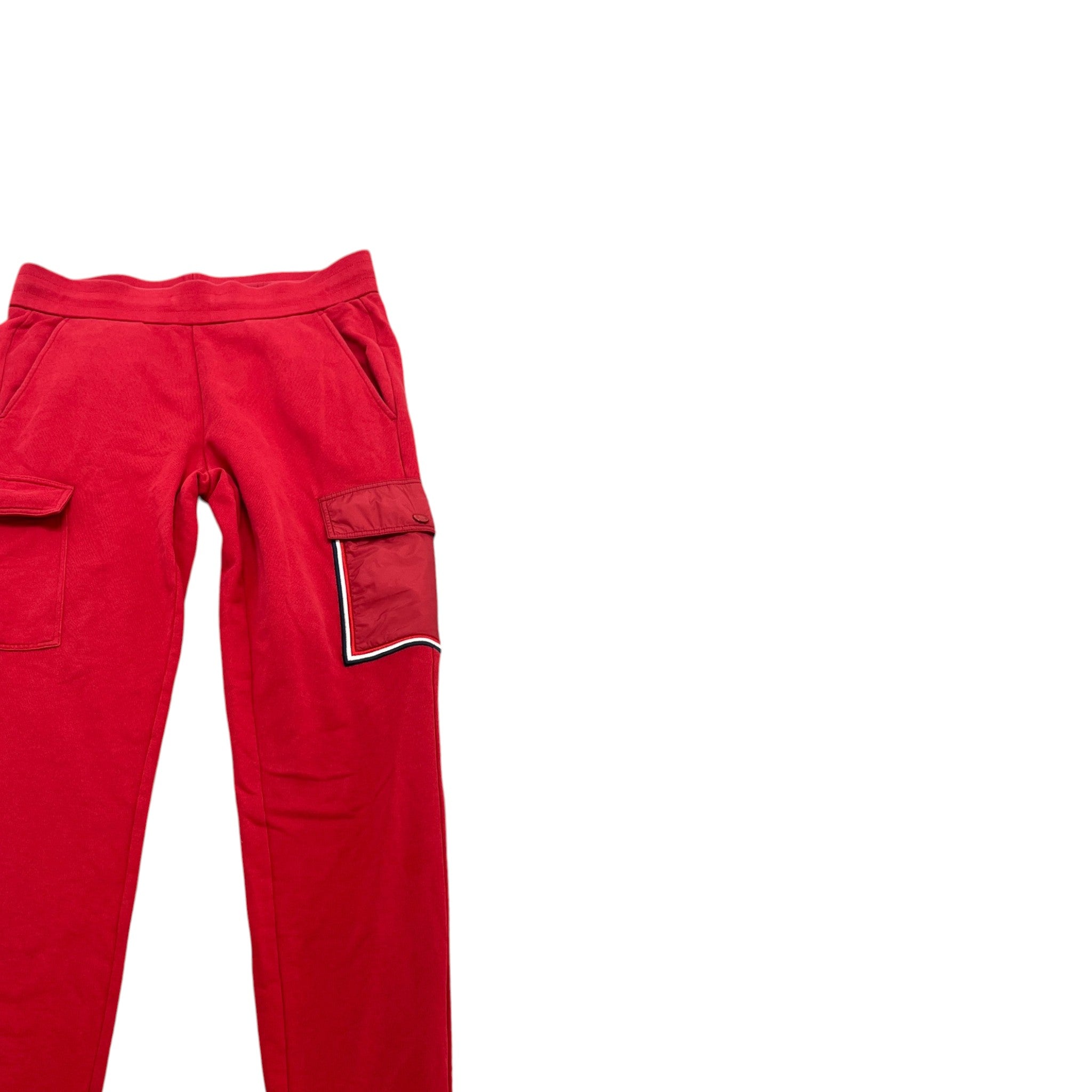 Men's Logo Patch Full Tracksuit Red Size M