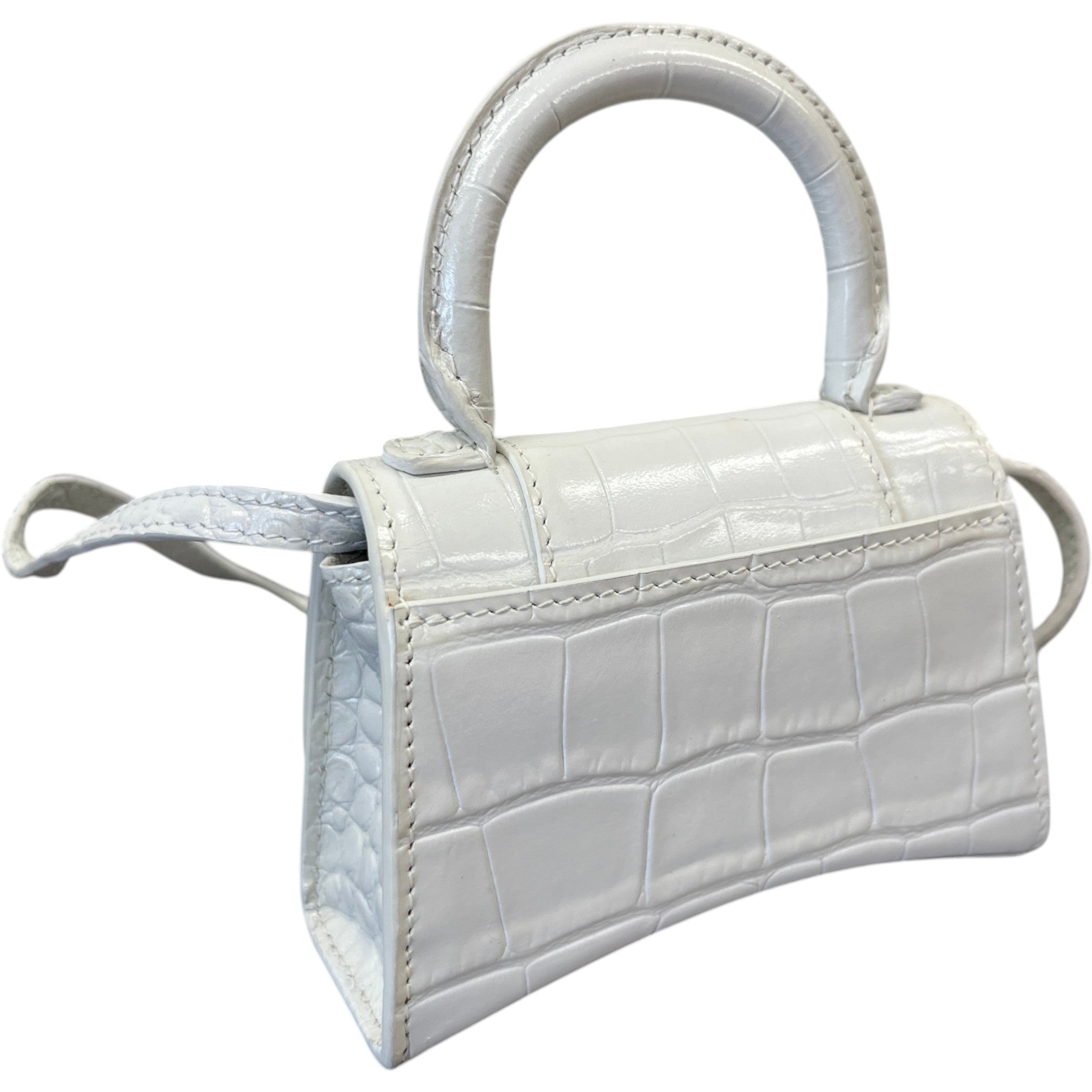 Women's Hourglass Mini Bag White
