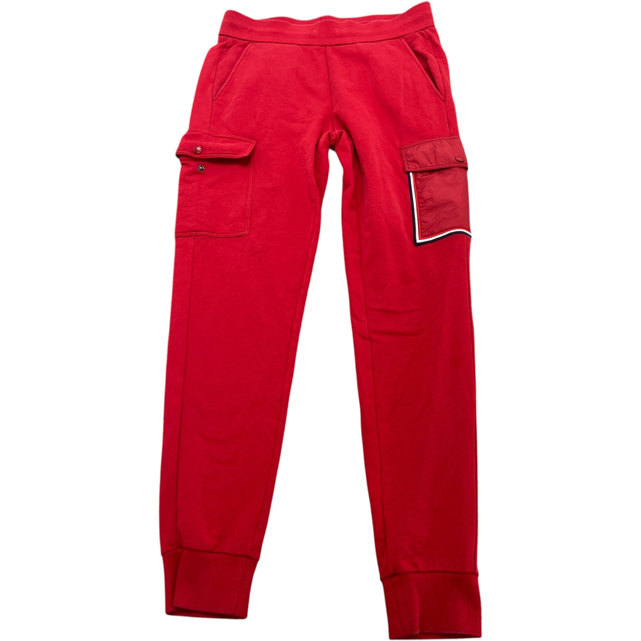 Men's Logo Patch Full Tracksuit Red Size M