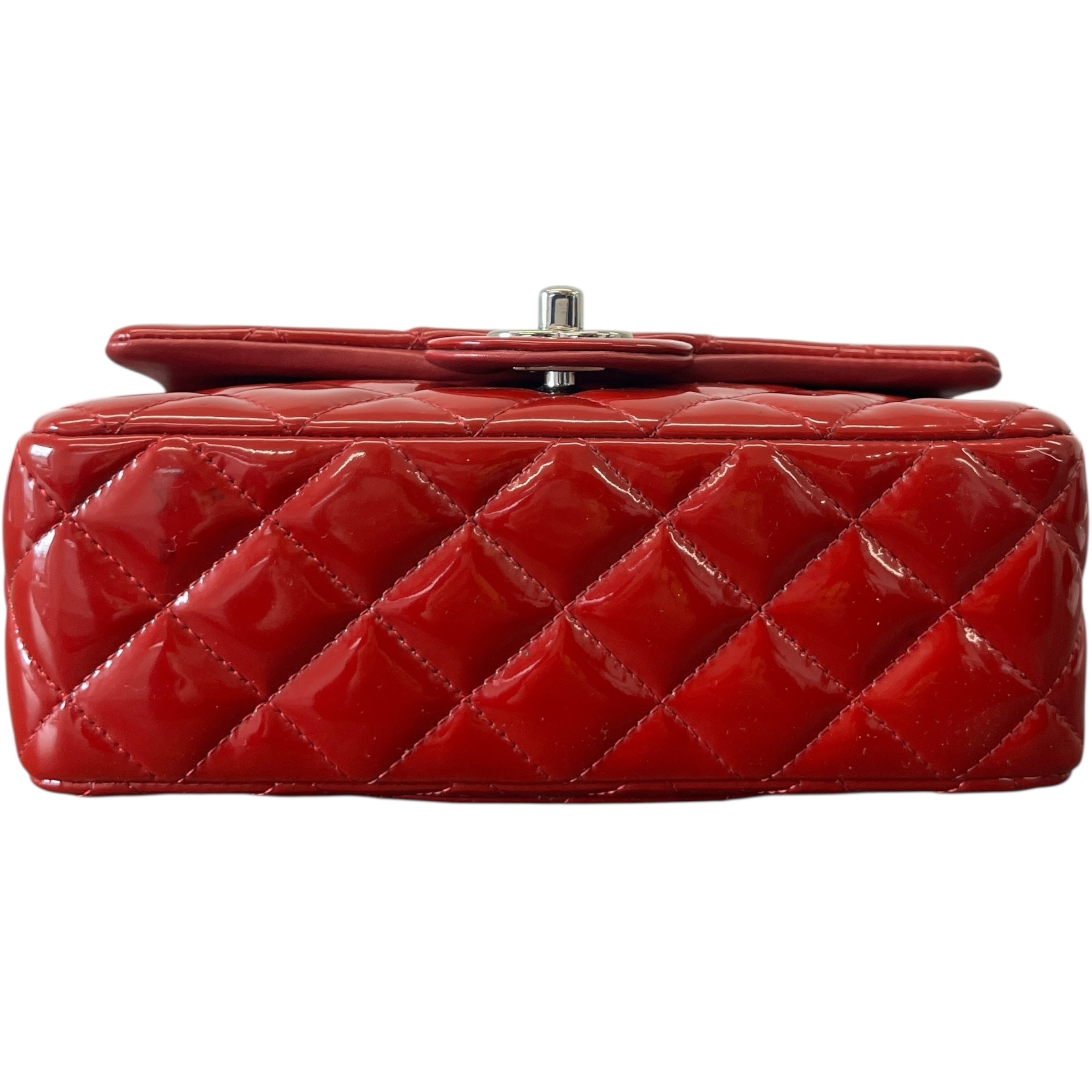 Women's Classic Flap Mini Handbag Red