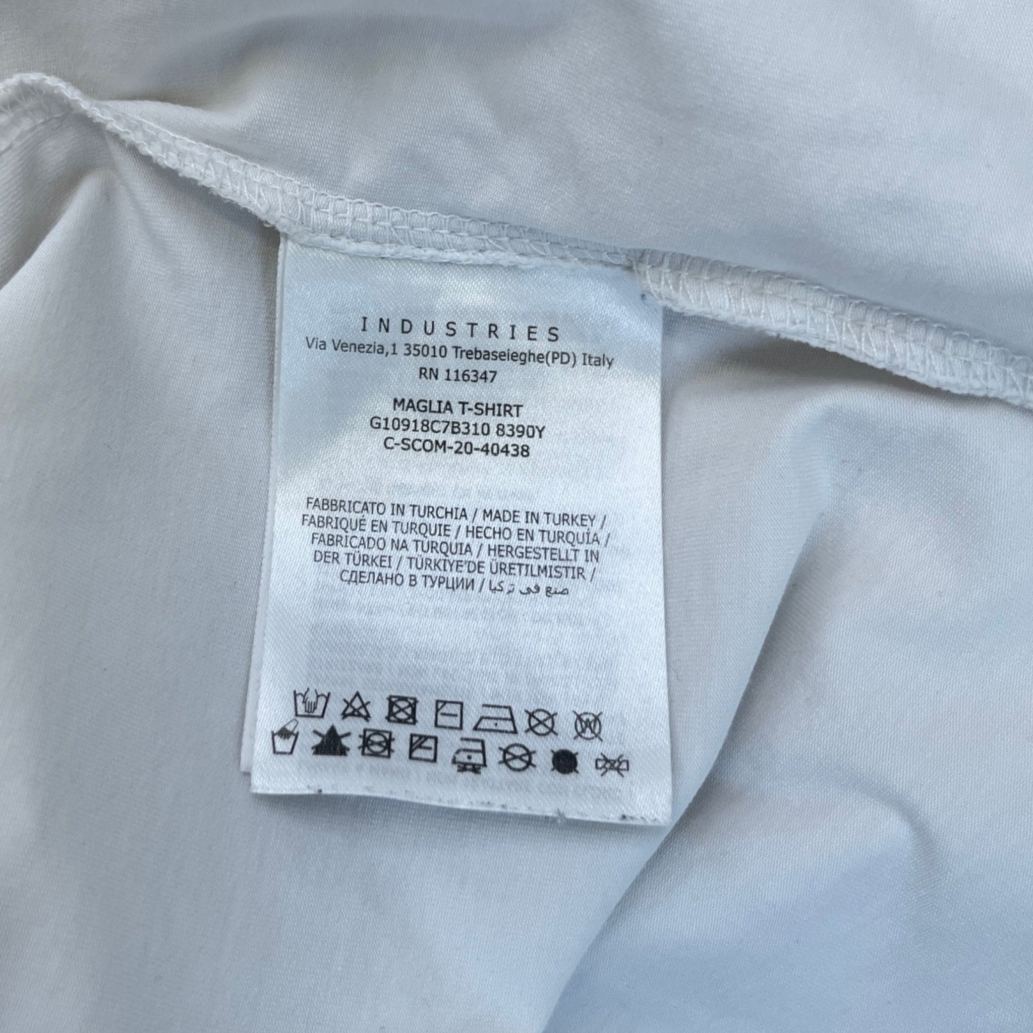 Men's Maglia T-Shirt White Size S