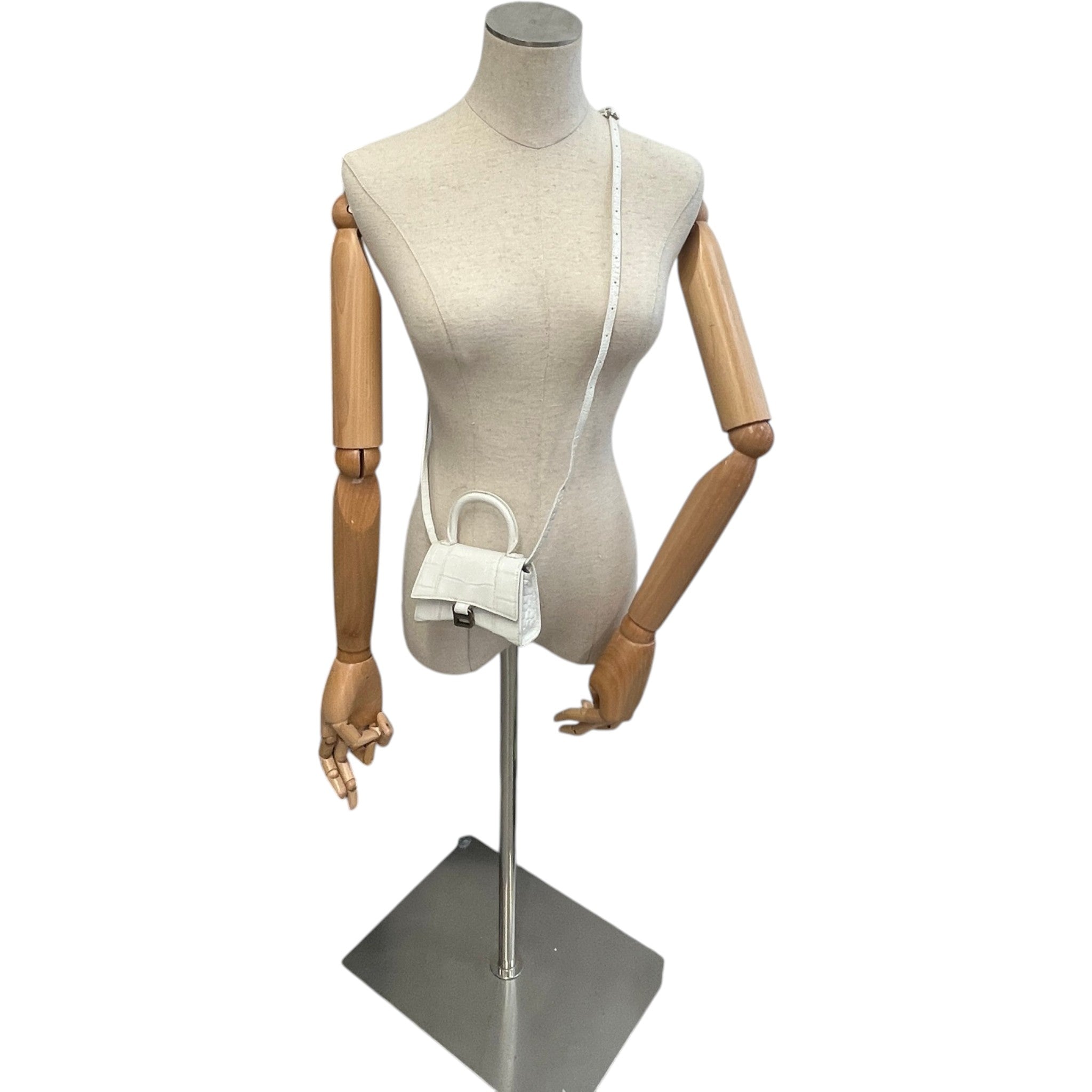 Women's Hourglass Mini Bag White