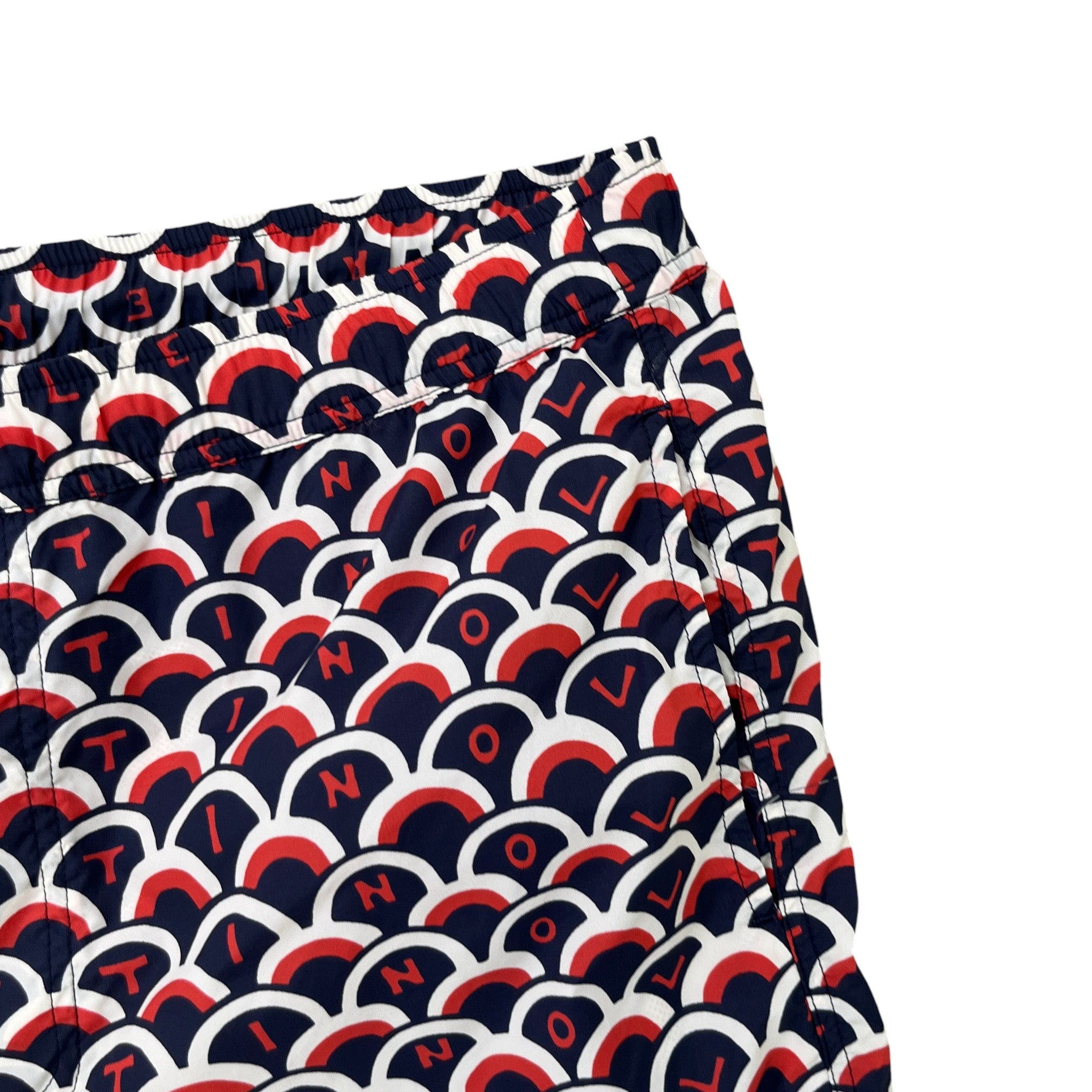Men's Spa Scale Print Swim Shorts Navy Size W32 / IT 48