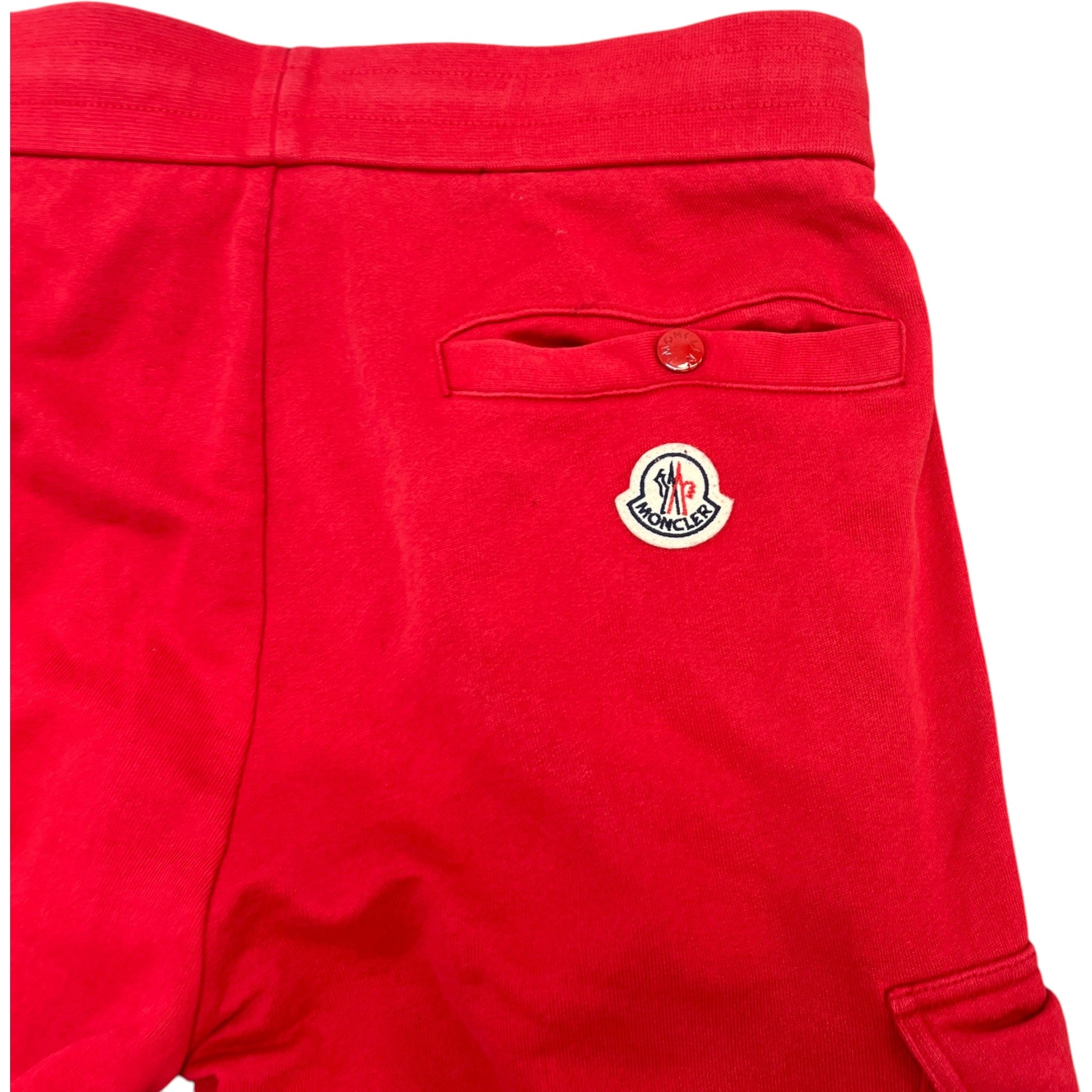 Men's Logo Patch Full Tracksuit Red Size M