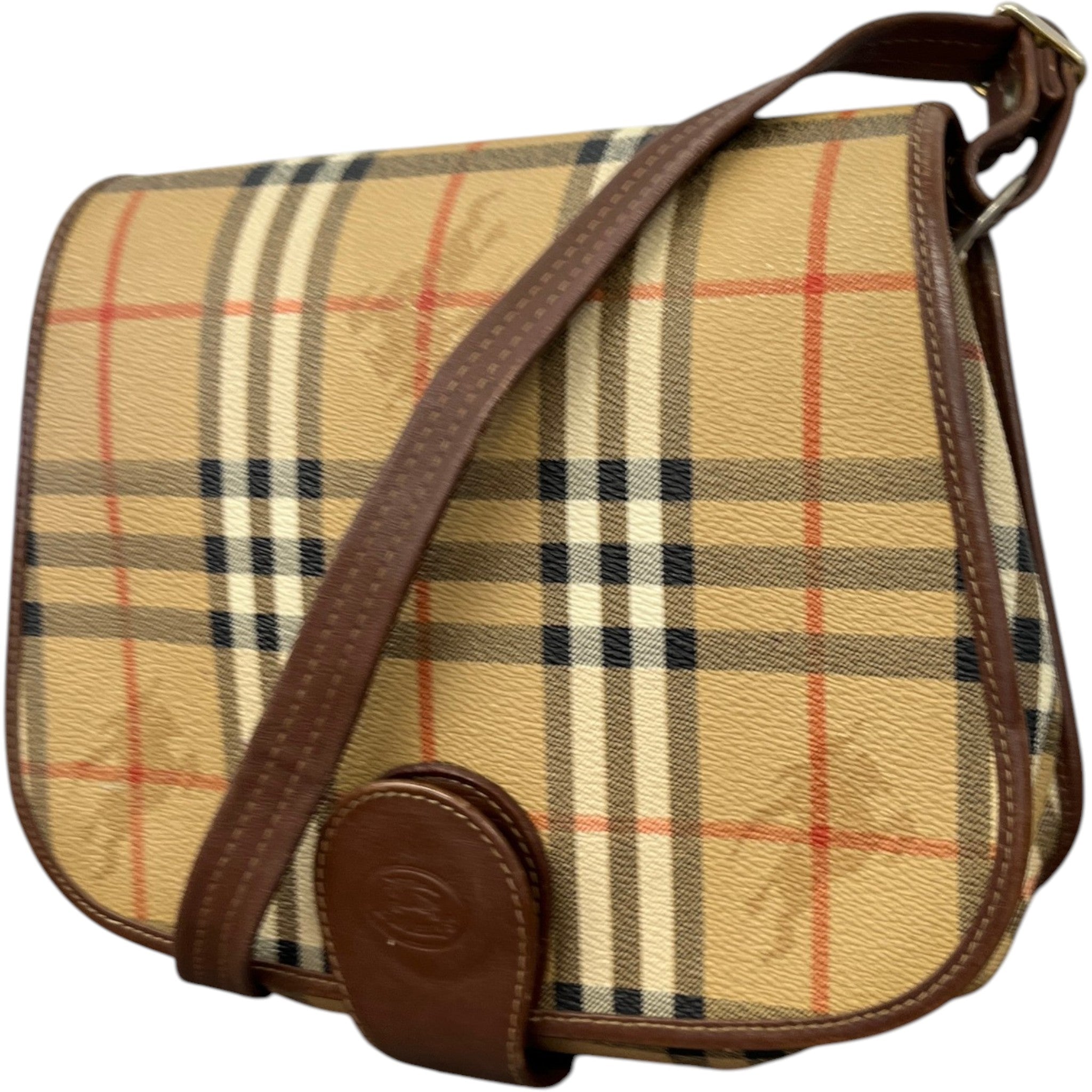 Women's Haymarket Nova Check Crossbody Bag Brown