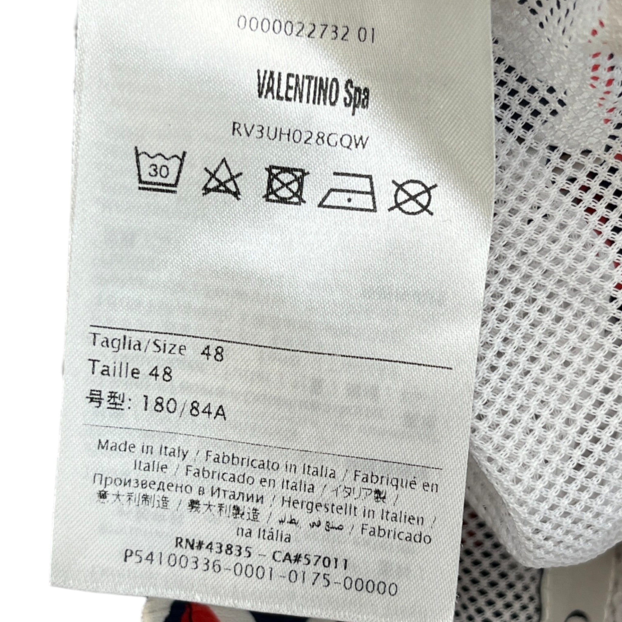 Men's Spa Scale Print Swim Shorts Navy Size W32 / IT 48