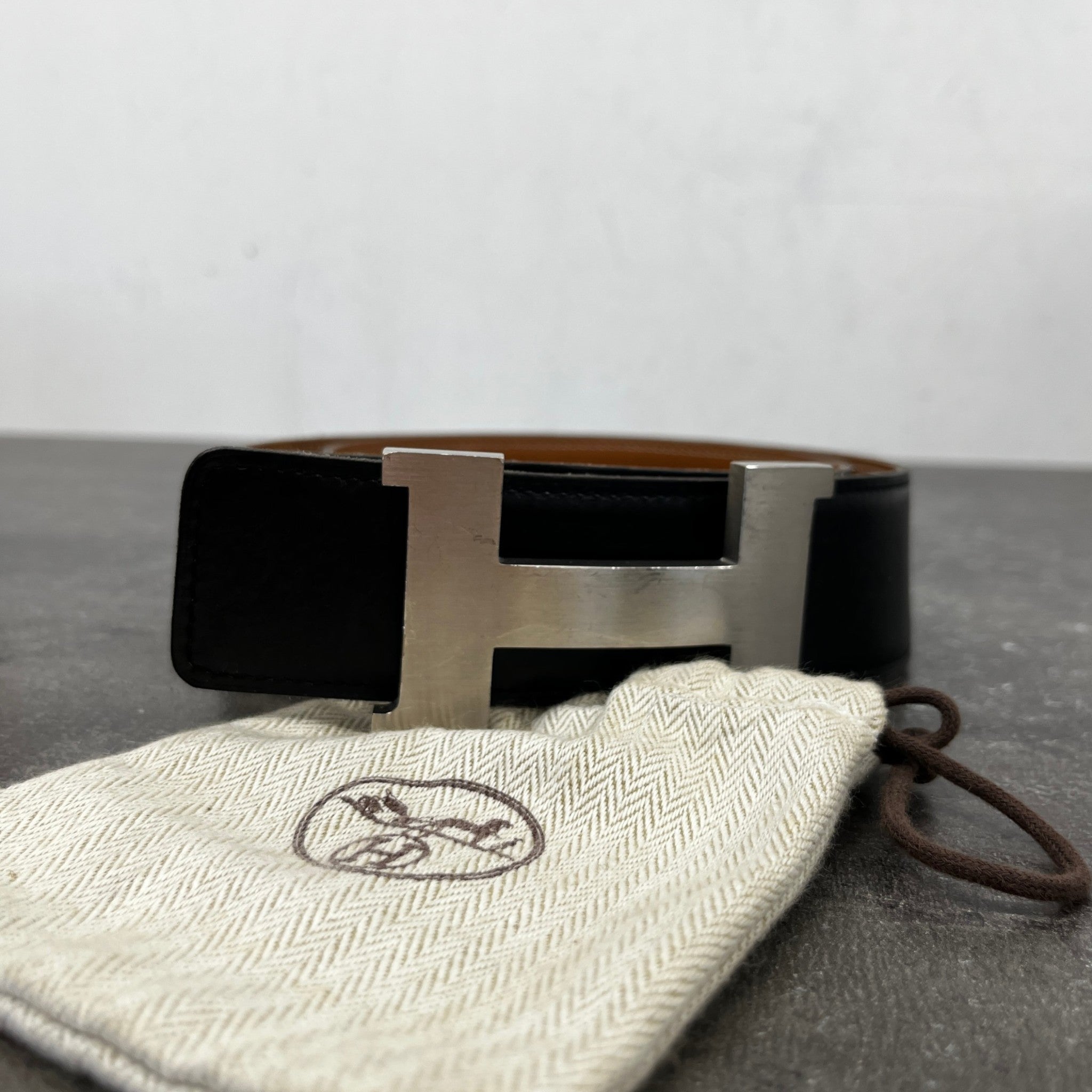 Women's Constance Reversible Belt Black Size 85CM / UK 10