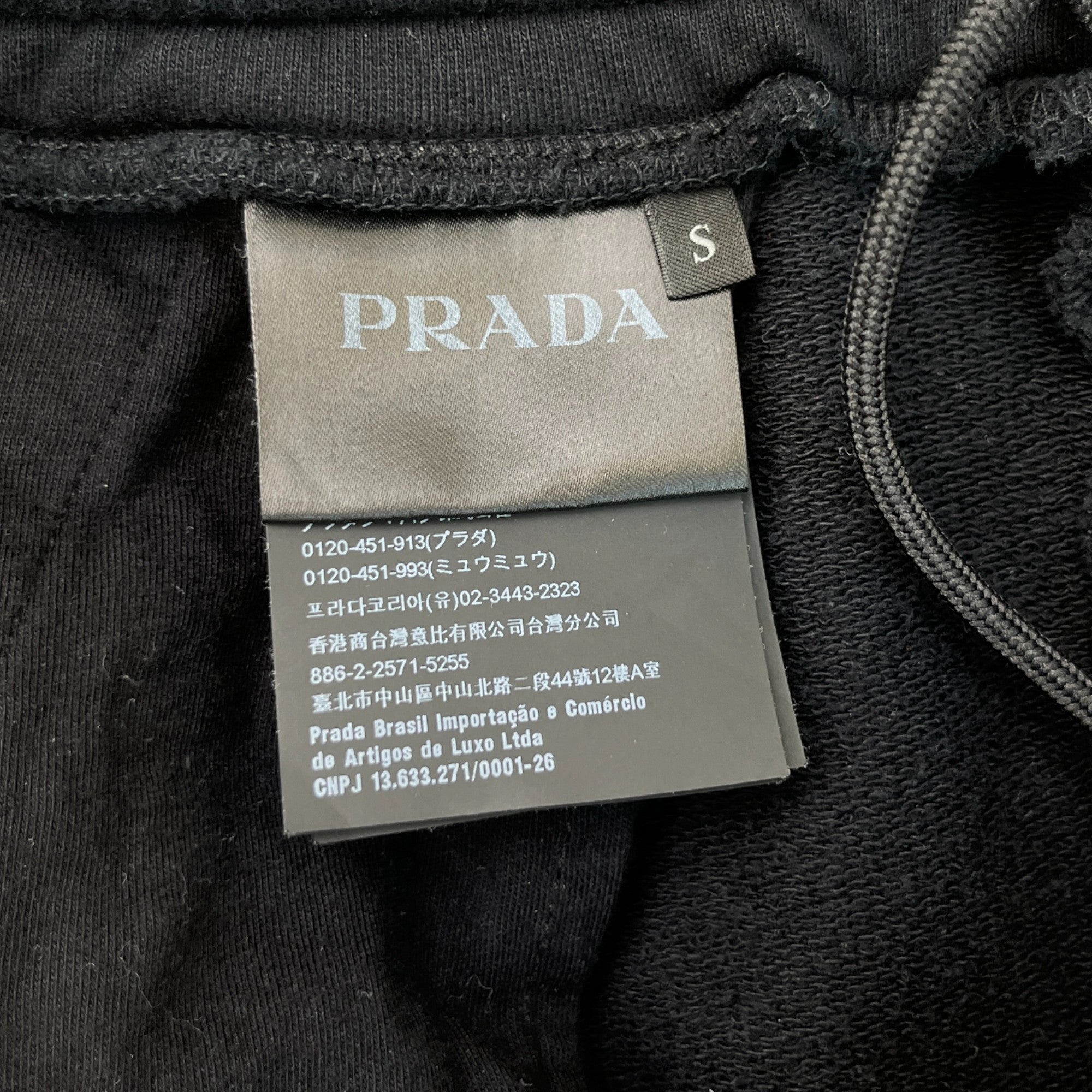 Men's Rubber Logo Shorts Black Size S