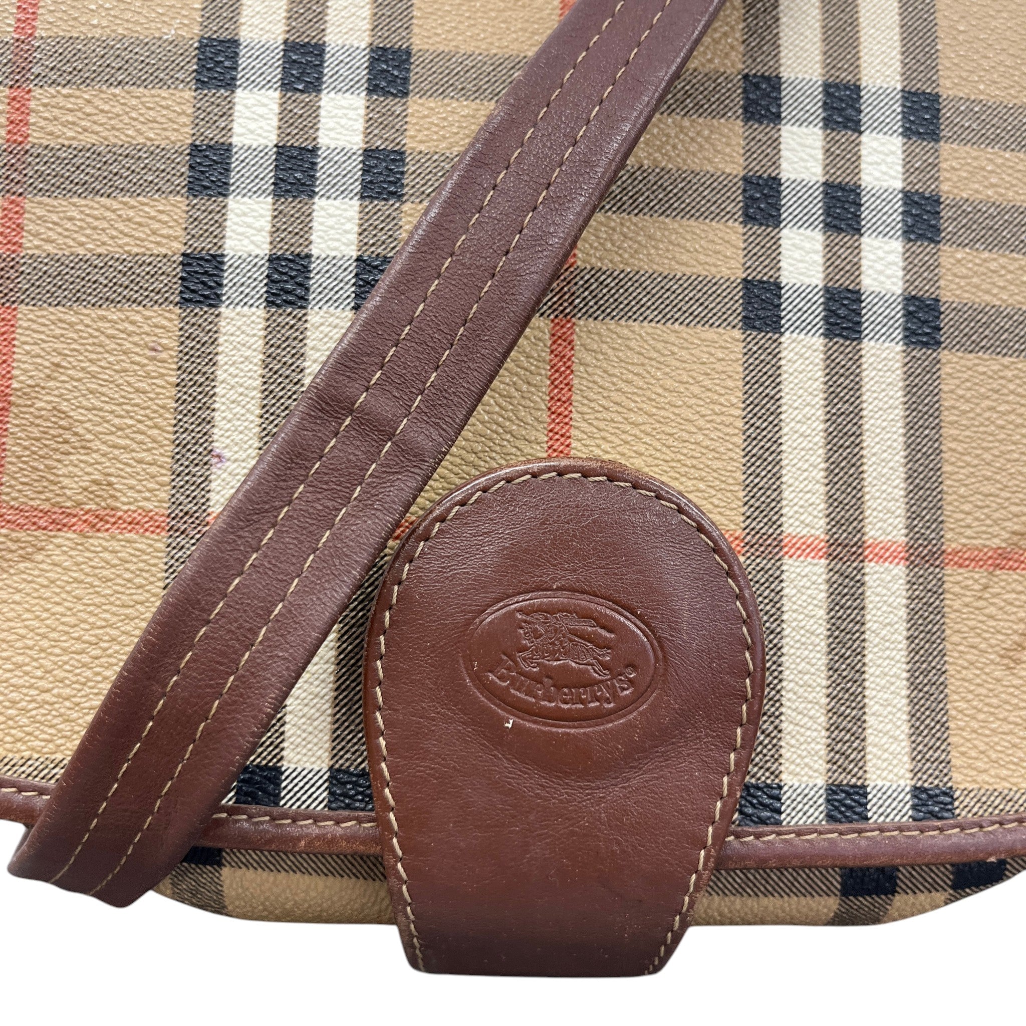 Women's Haymarket Nova Check Crossbody Bag Brown