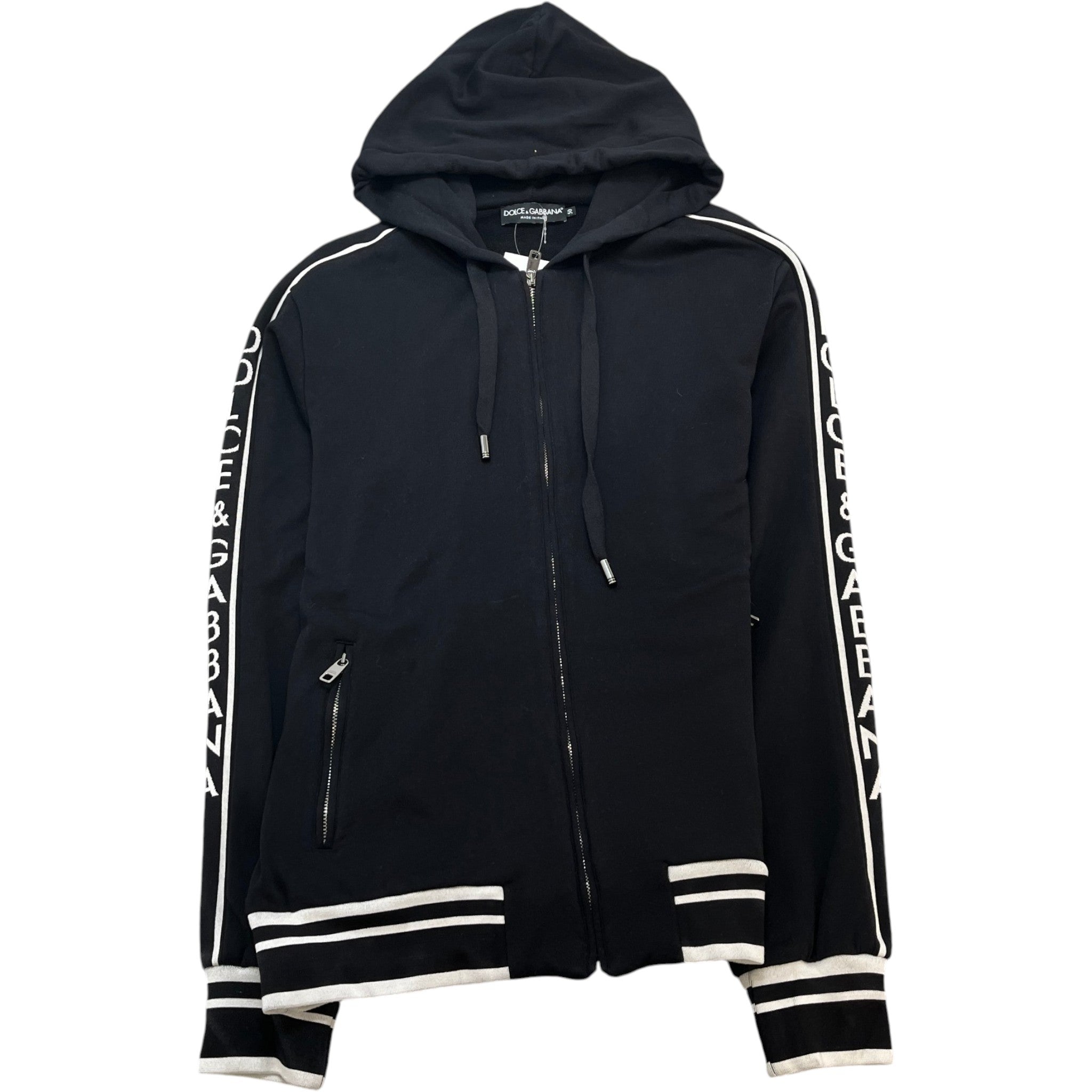 Men's Tape Logo Full Tracksuit Black Size L
