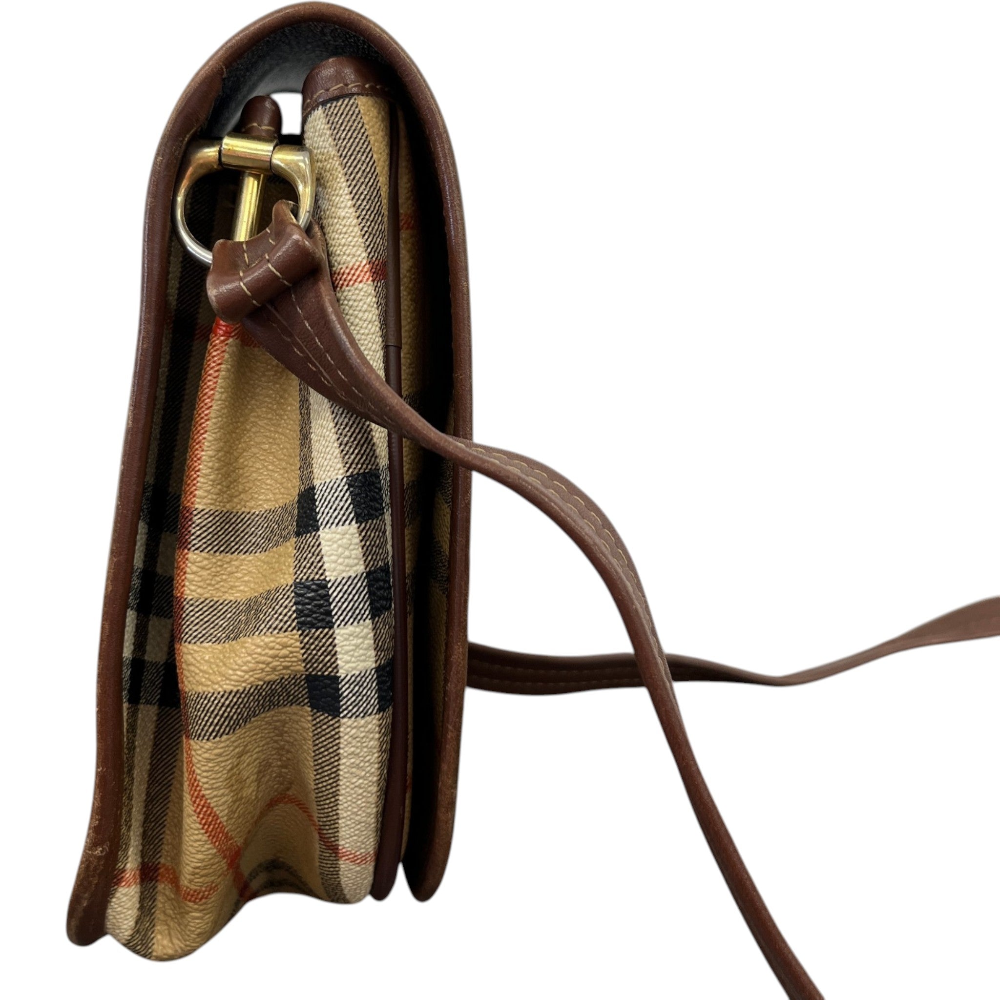 Women's Haymarket Nova Check Crossbody Bag Brown