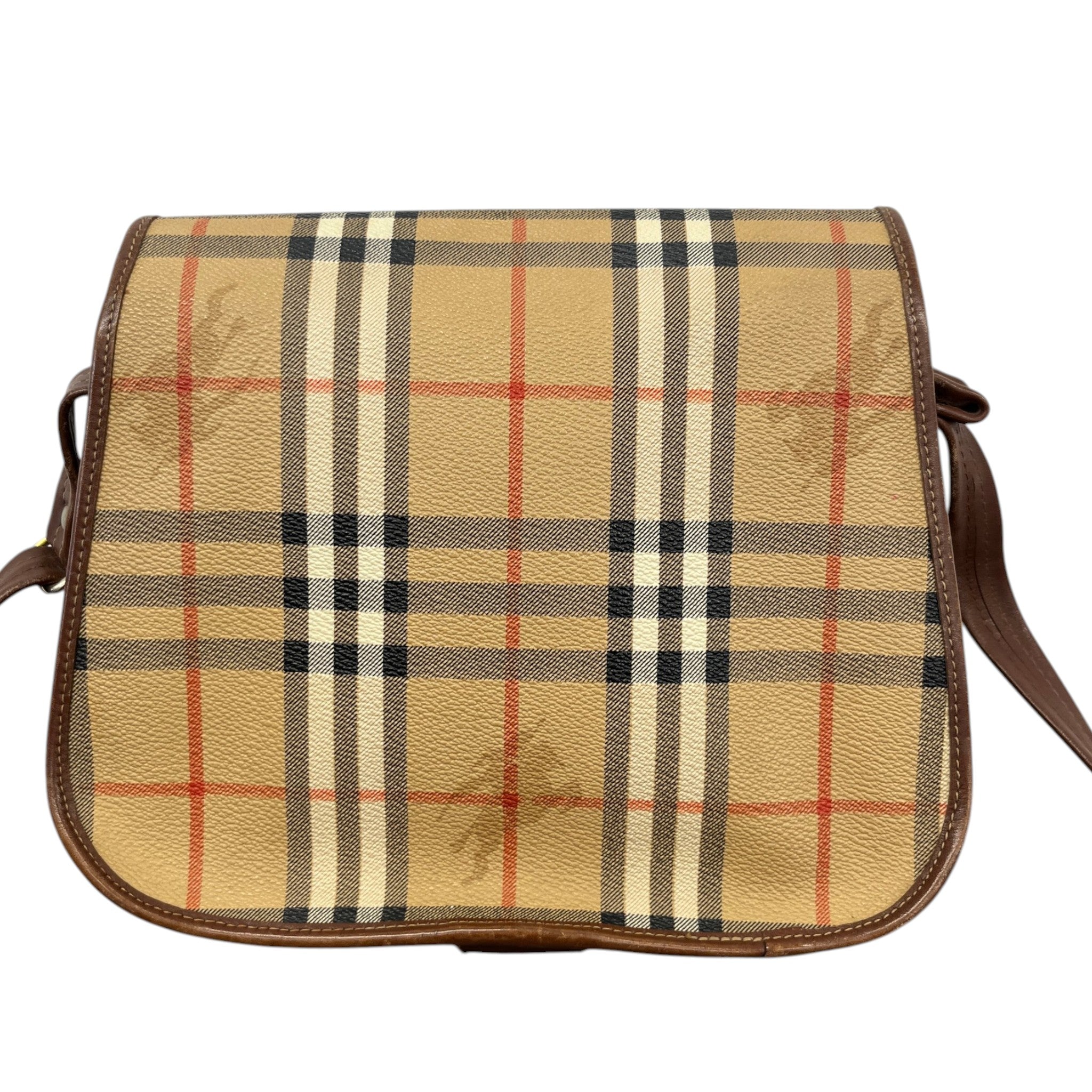 Women's Haymarket Nova Check Crossbody Bag Brown