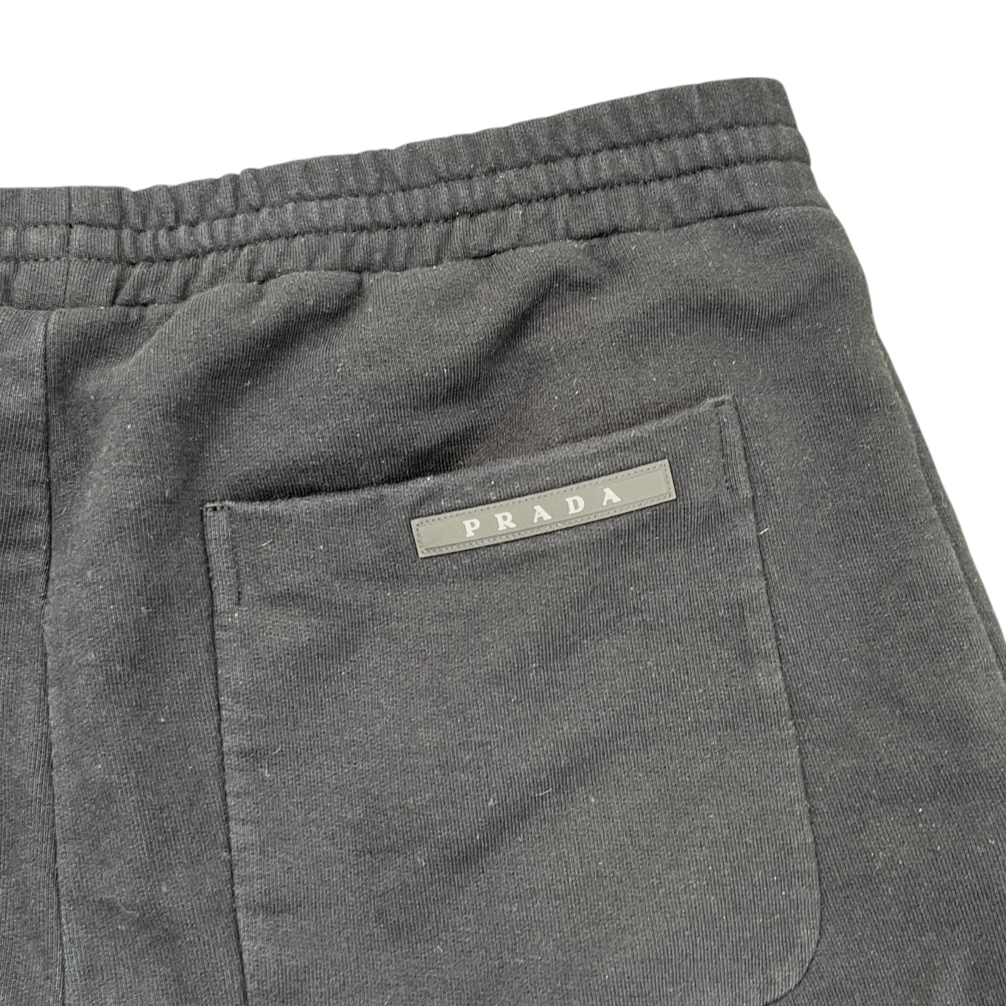 Men's Rubber Logo Shorts Black Size S