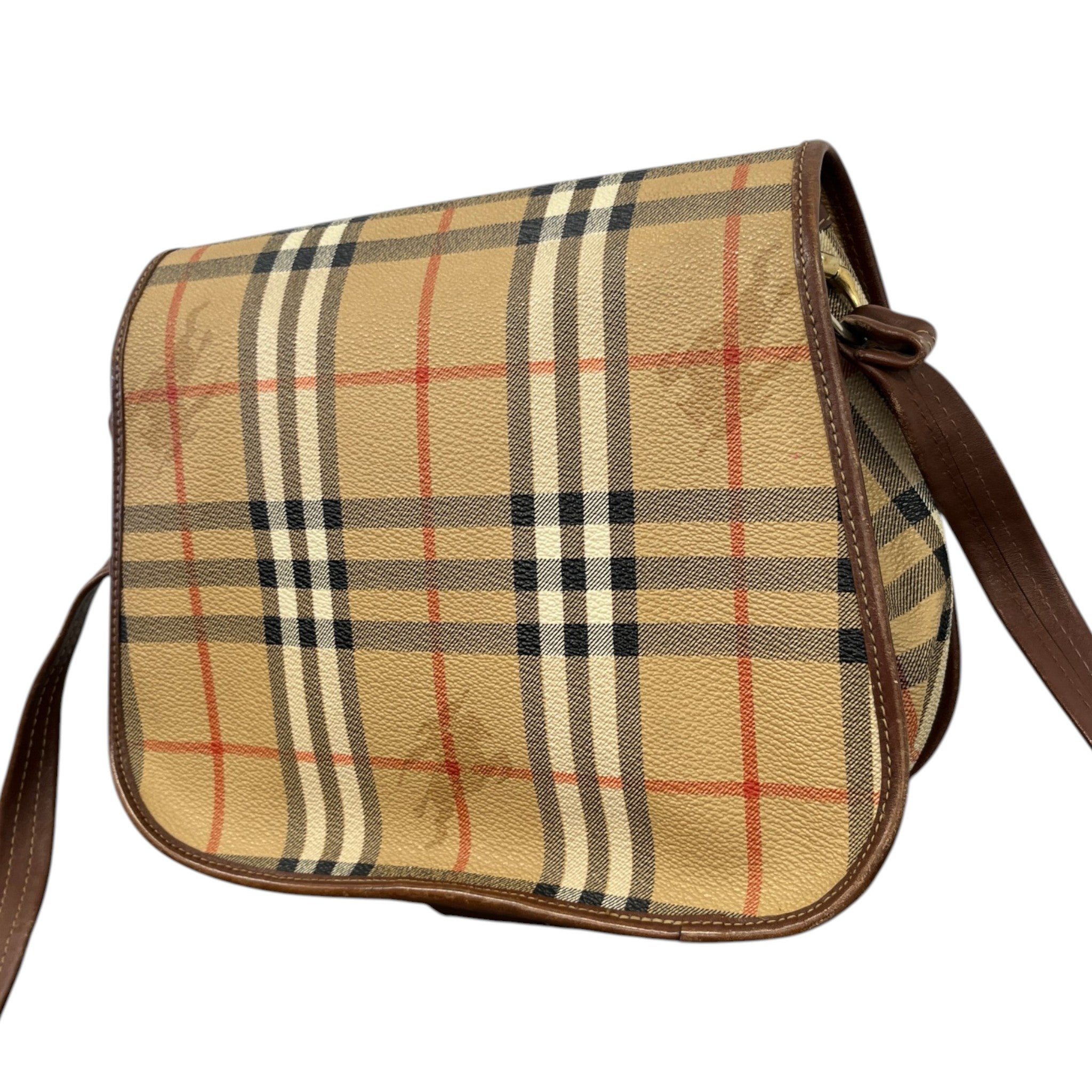 Women's Haymarket Nova Check Crossbody Bag Brown