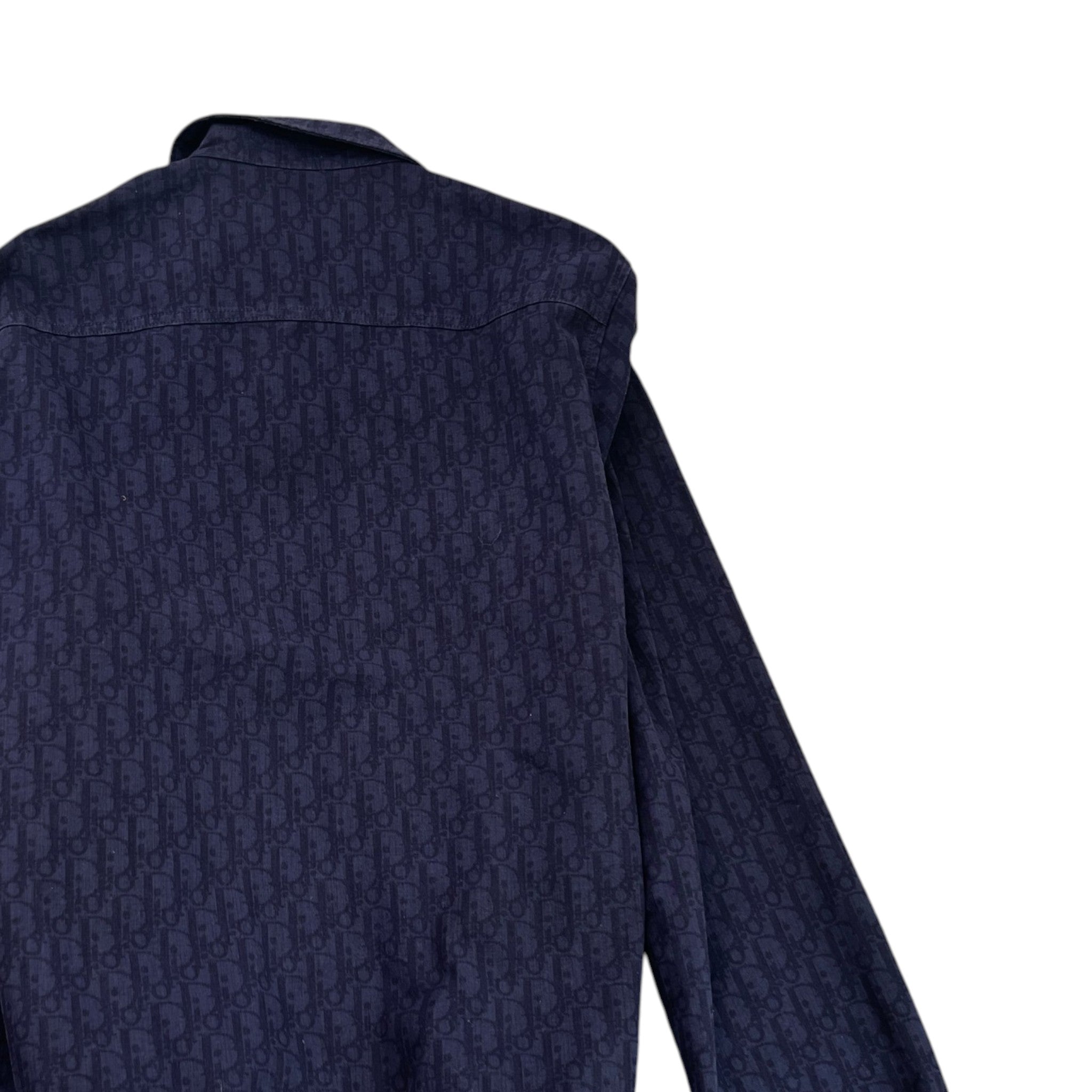 Men's Oblique OverShirt Navy Size IT 48 / UK M