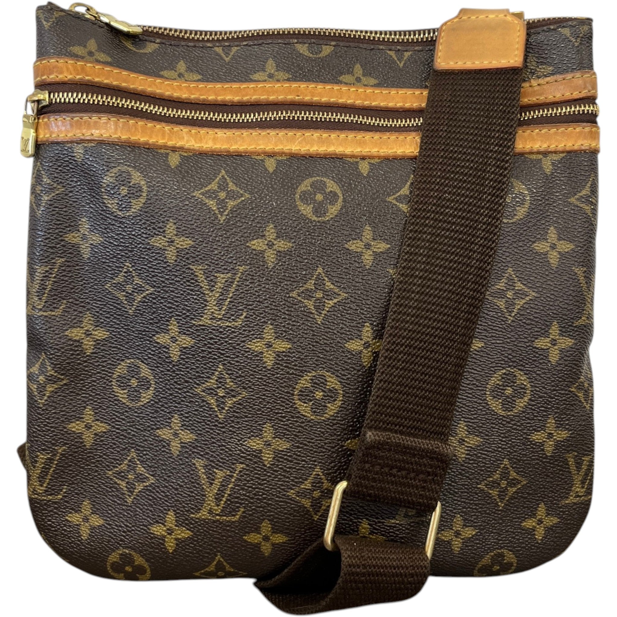Men's Monogram Pochette Bosphore Messenger Bag Brown