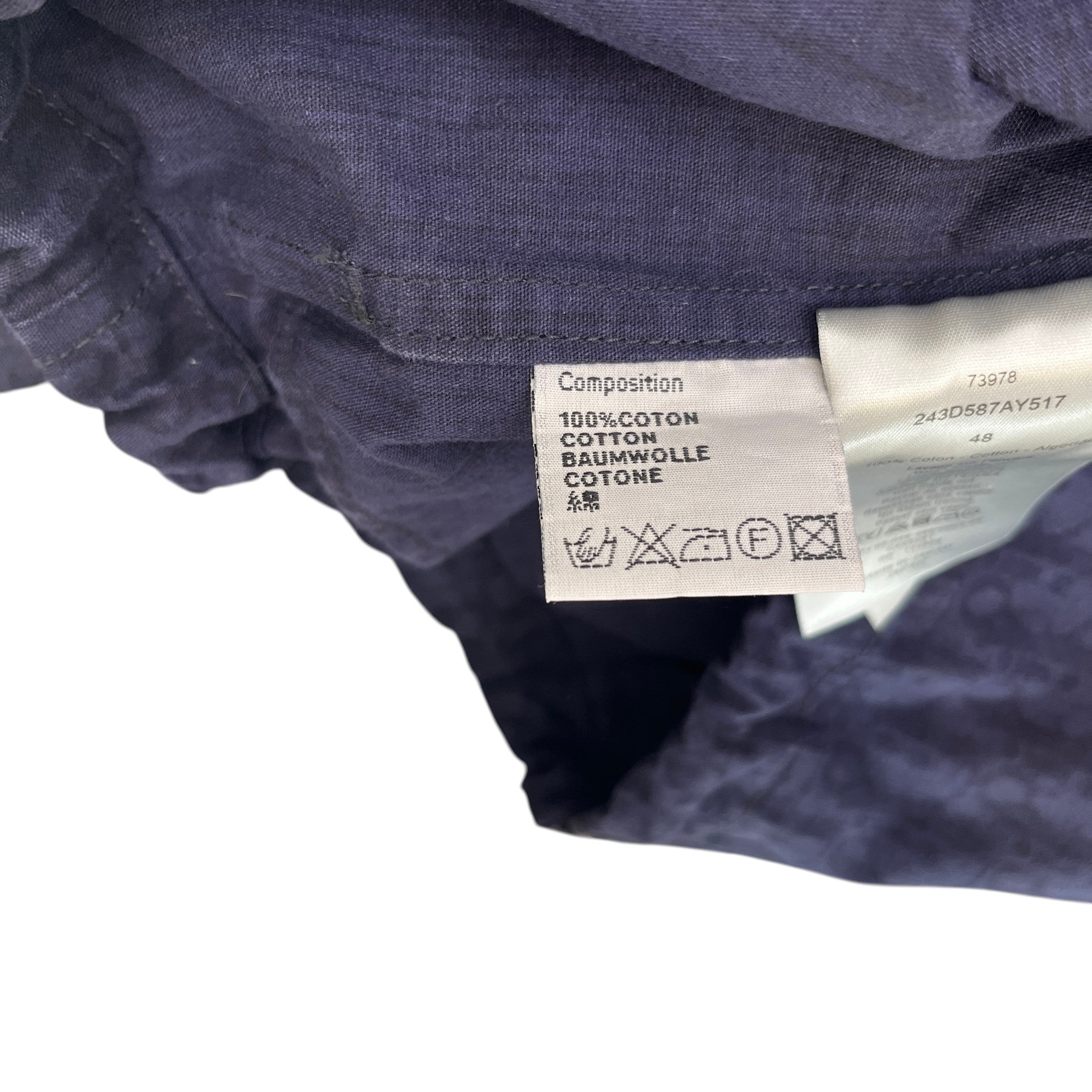 Men's Oblique OverShirt Navy Size IT 48 / UK M