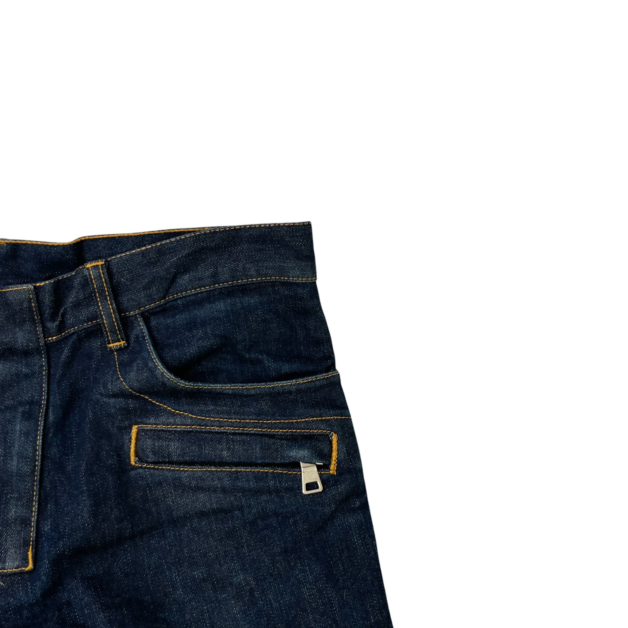 Men's Biker Jeans Navy Size Waist 32"