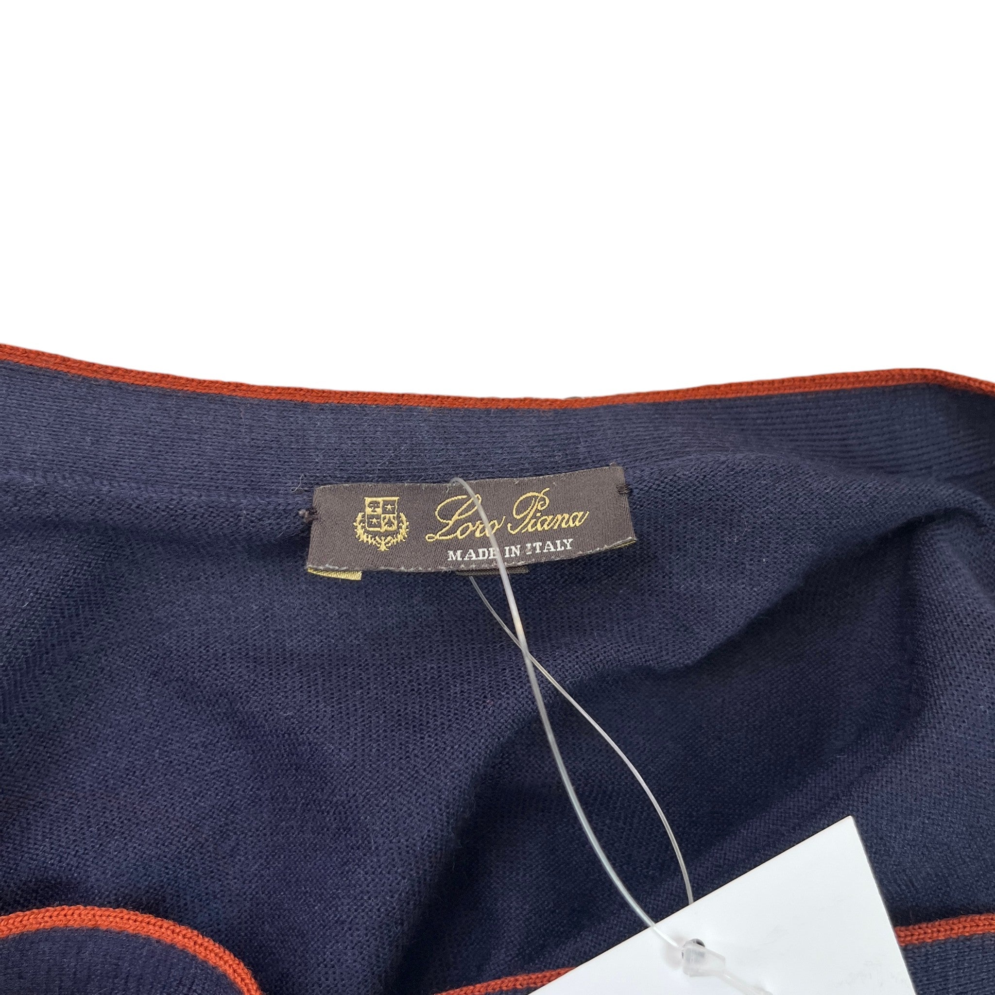 Men's V Neck Cardigan Navy Size IT 52 / UK XL