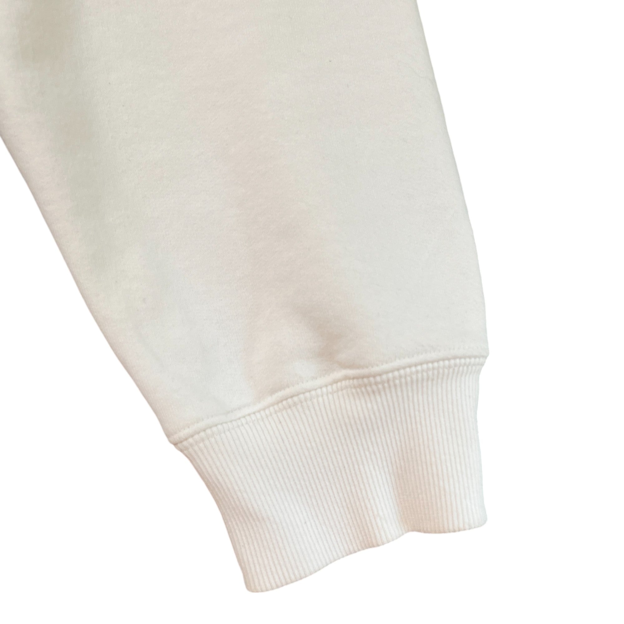 Men's Eroded Crystal Sweatshirt White Size L