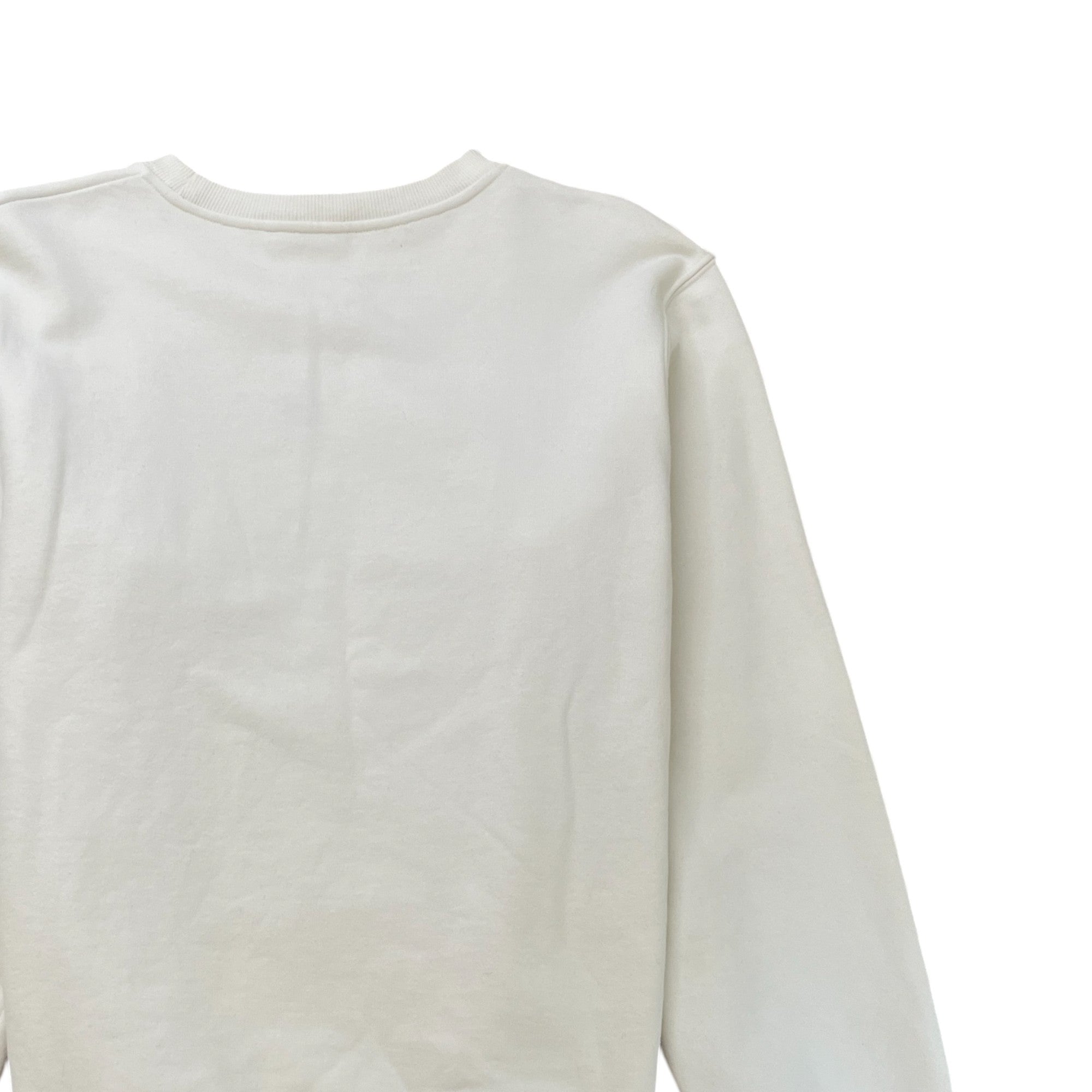 Men's Eroded Crystal Sweatshirt White Size L