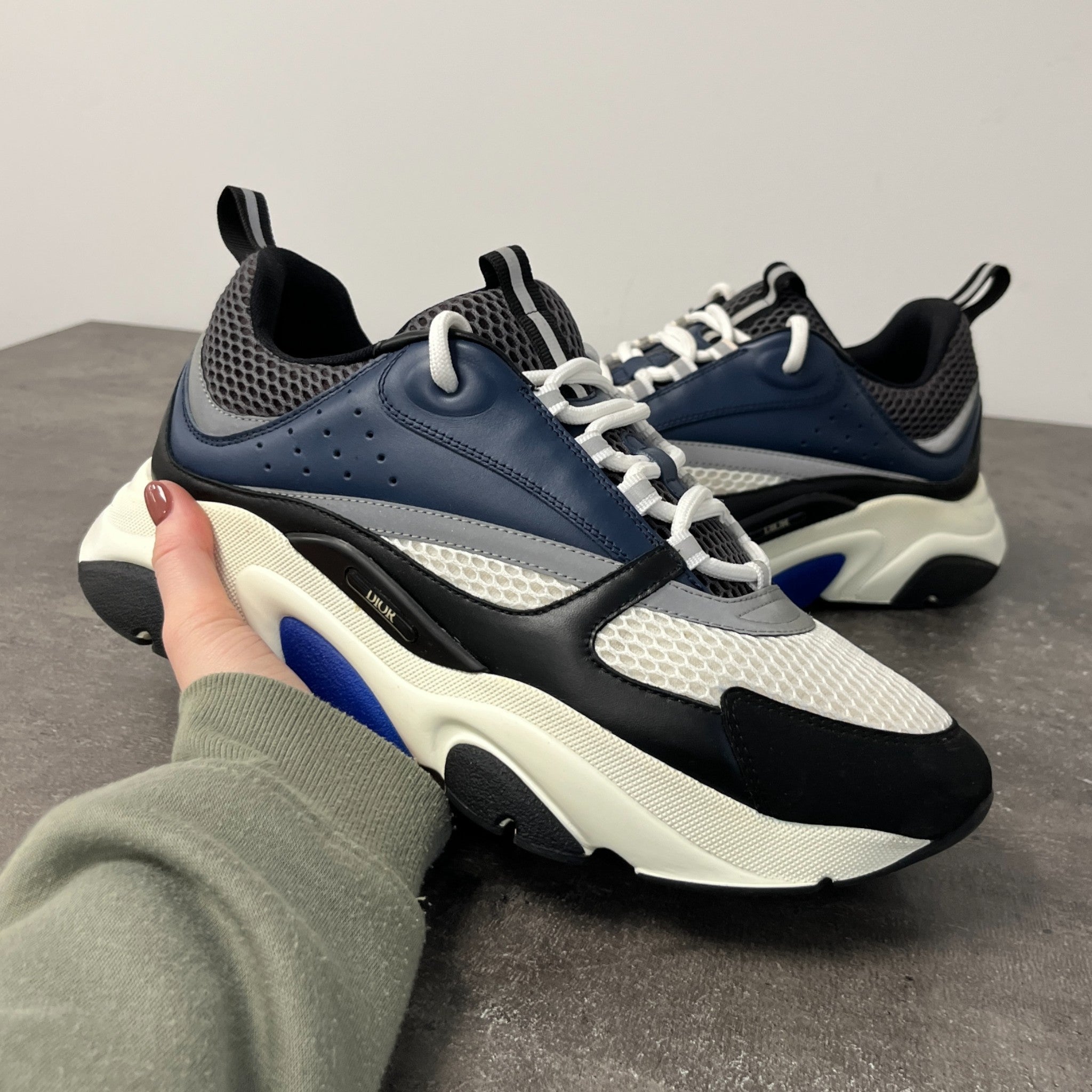 Men's B22 Low Trainers Navy Size EU 43 / UK 9